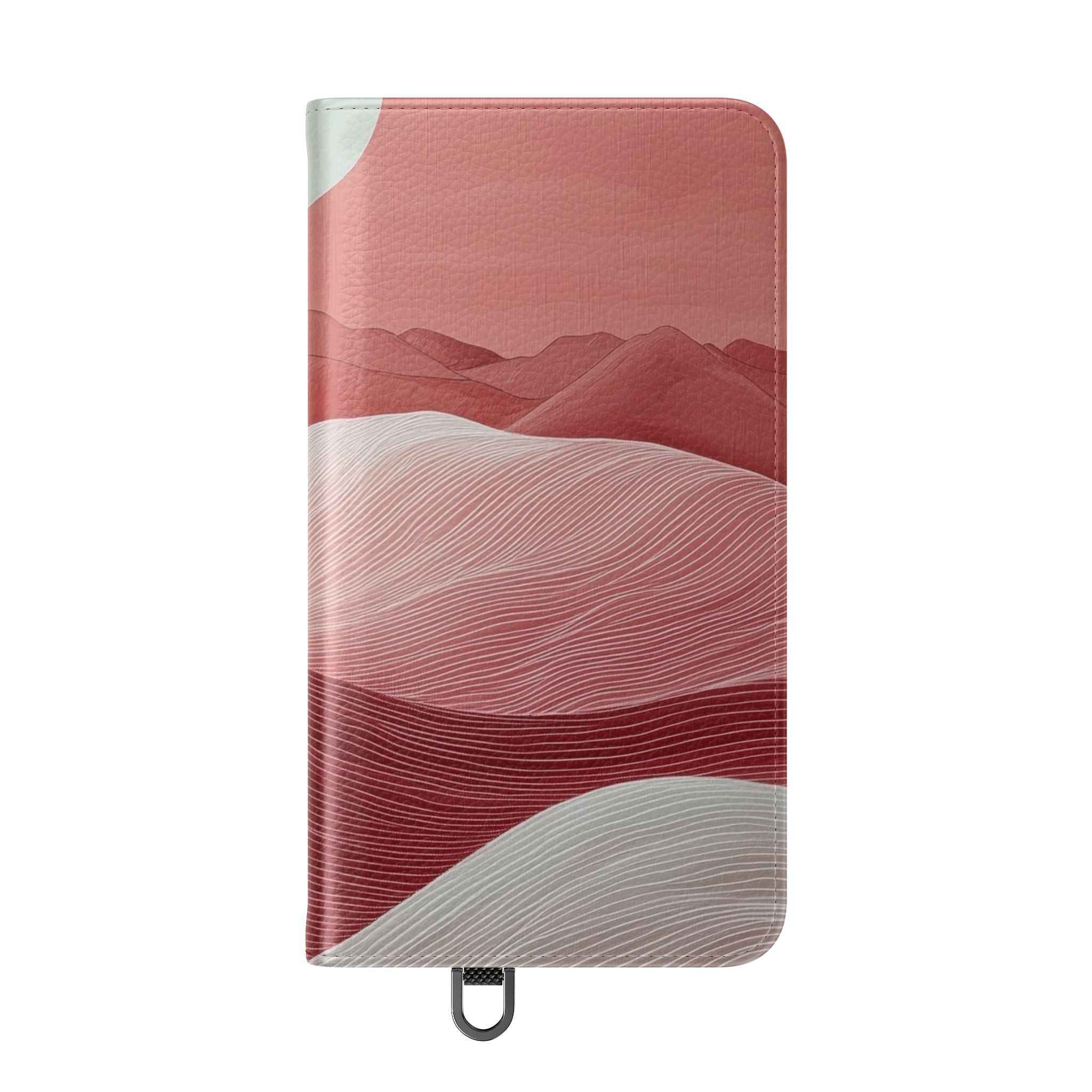 White Orb Dunes - Samsung S24 Case - Wallet