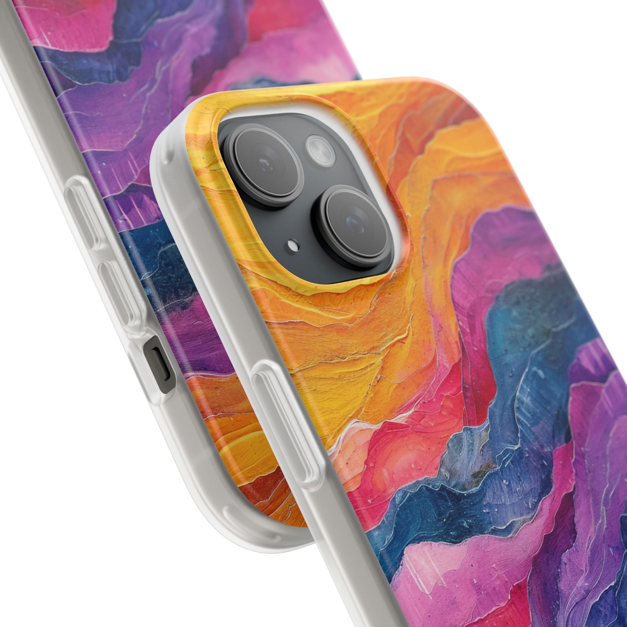Vibrant Flow iPhone 15 Case - Soft