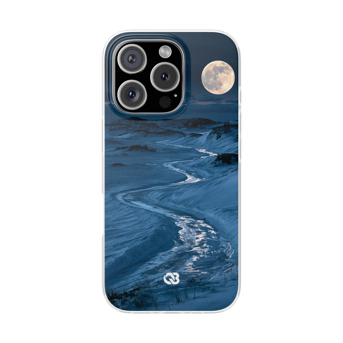Arctic Moon Drift · Lite Phone Case for iPhone · Blue