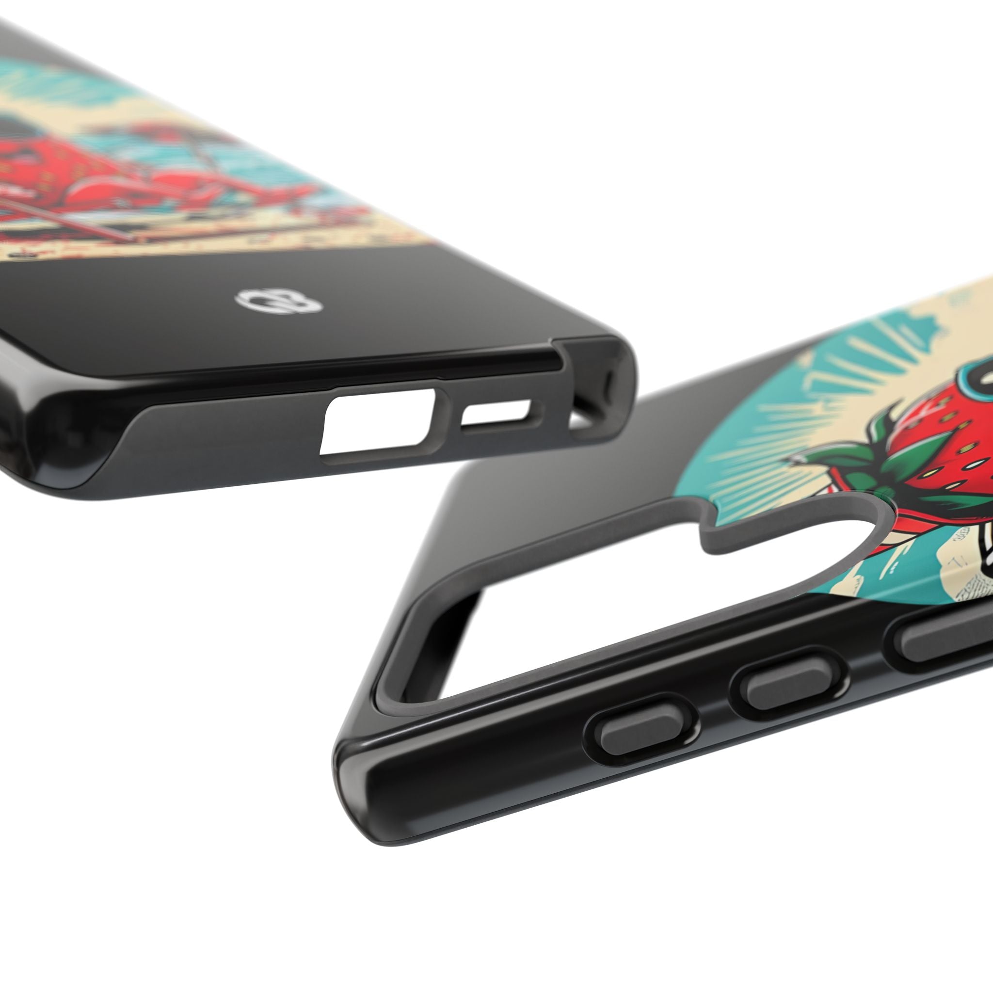 Retro Coastal Berry · Tough Mobilskal för Samsung