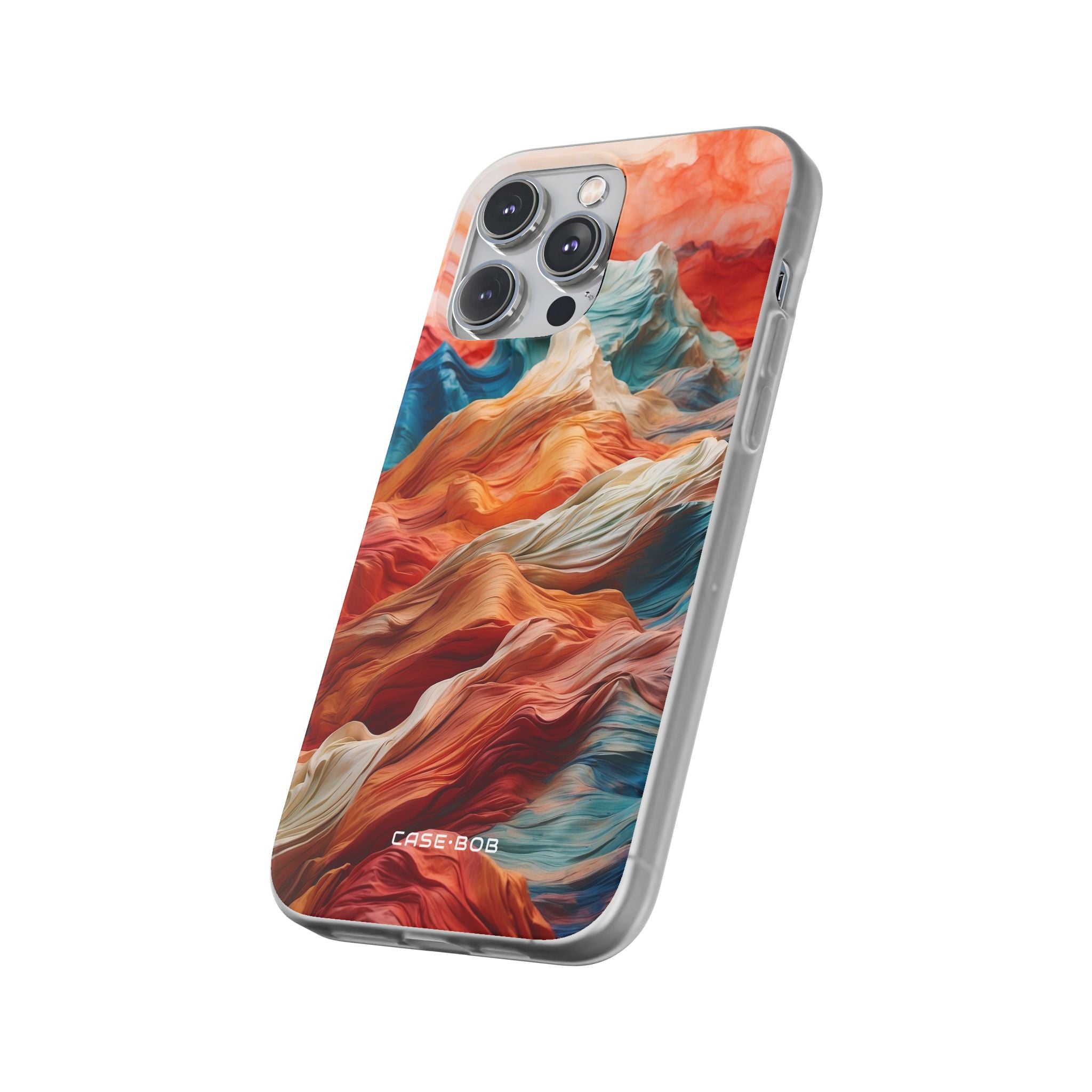 Kangas Peaks Cream iPhone 14 Pro Max -pehmeä suojakotelo