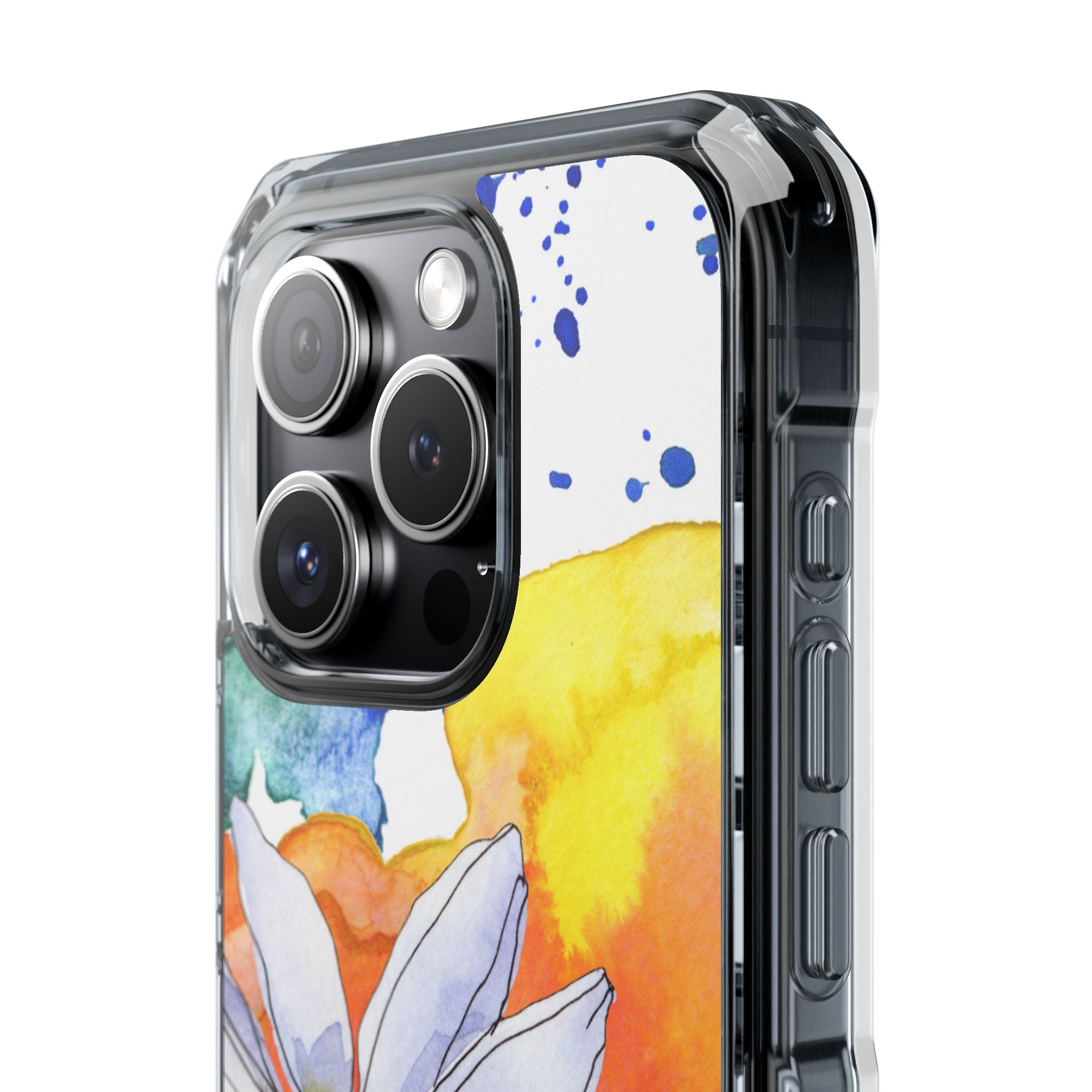 Vivid Bloom Splatter · Impact Phone Case for iPhone · Magsafe