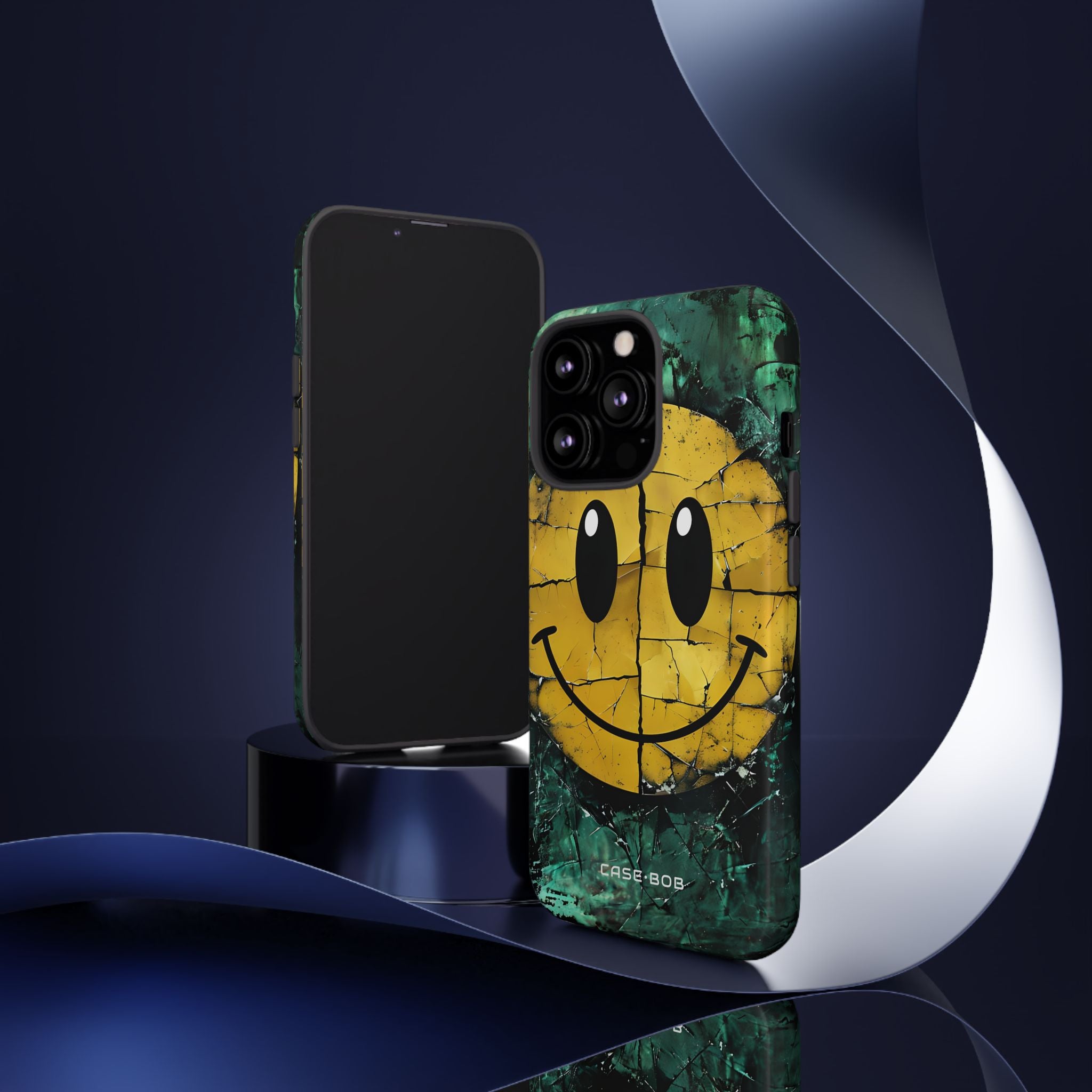 Cracked Smiley iPhone 13 Pro Case - Tough