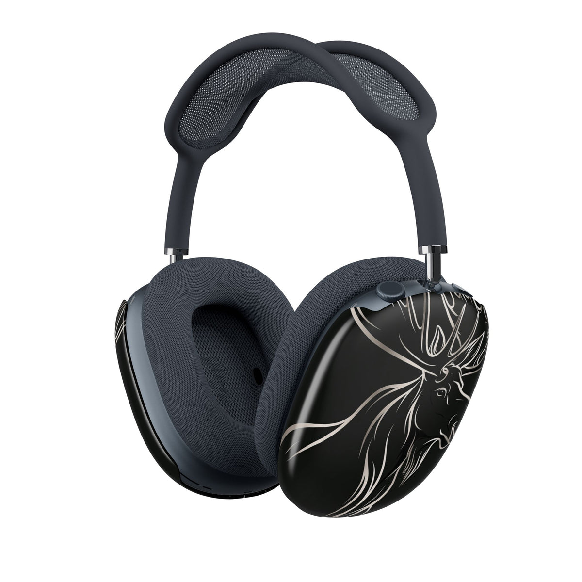 Nordic Moose Contour · Hard Case for AirPods Max · Black