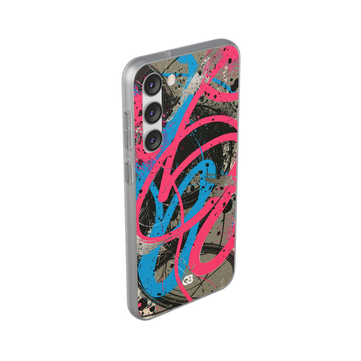 Cyber Splatter Flow · Lite Phone Case for Samsung · Pink