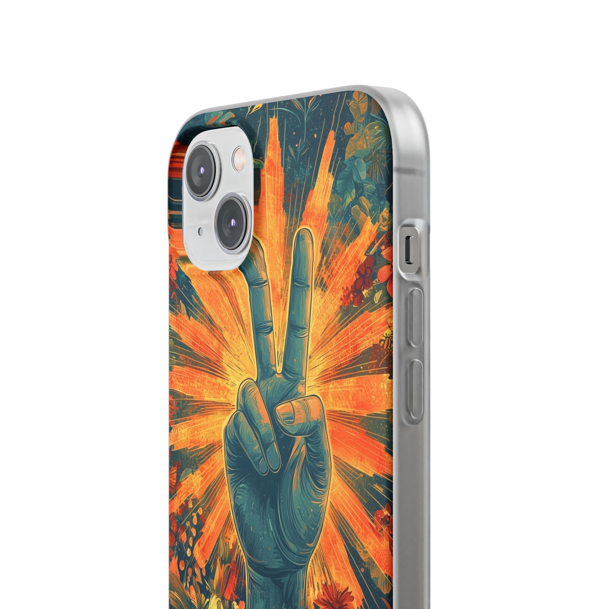 Radiant Peace Bloom · Soft Phone Case for iPhone