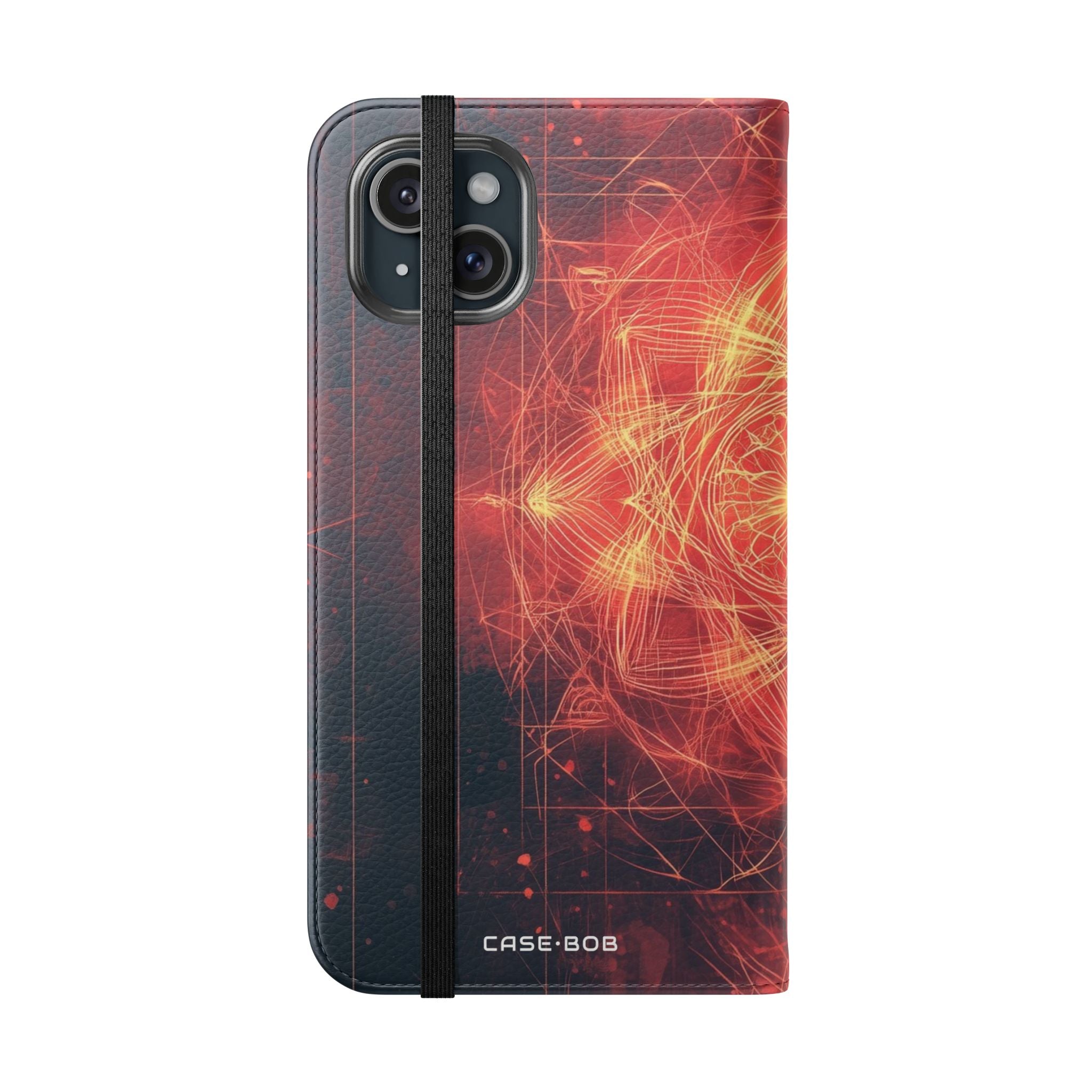Glowing Mandala - iPhone 15 Plus Case - Wallet