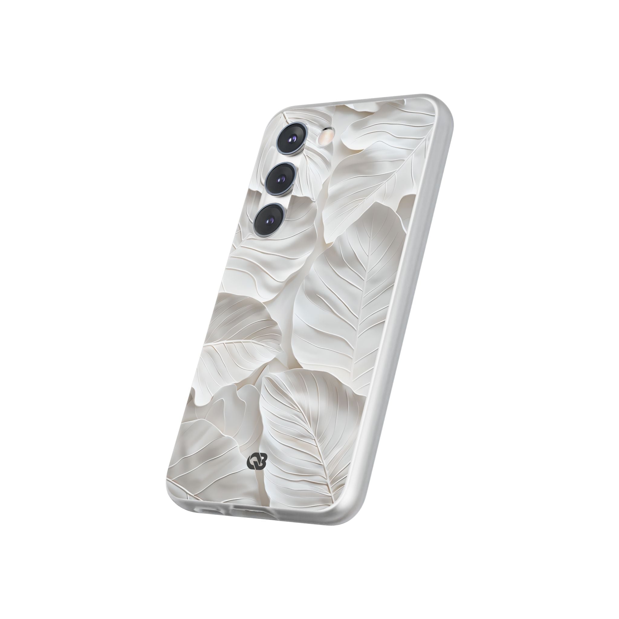 Sculpted Ivory Leaves · Soft Handyhülle für Samsung