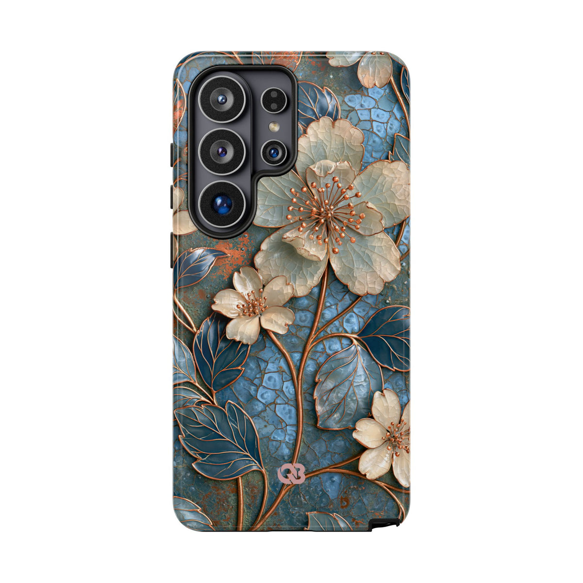 Gilded Blossom Reverie · Tough Phone Case for Samsung · Teal