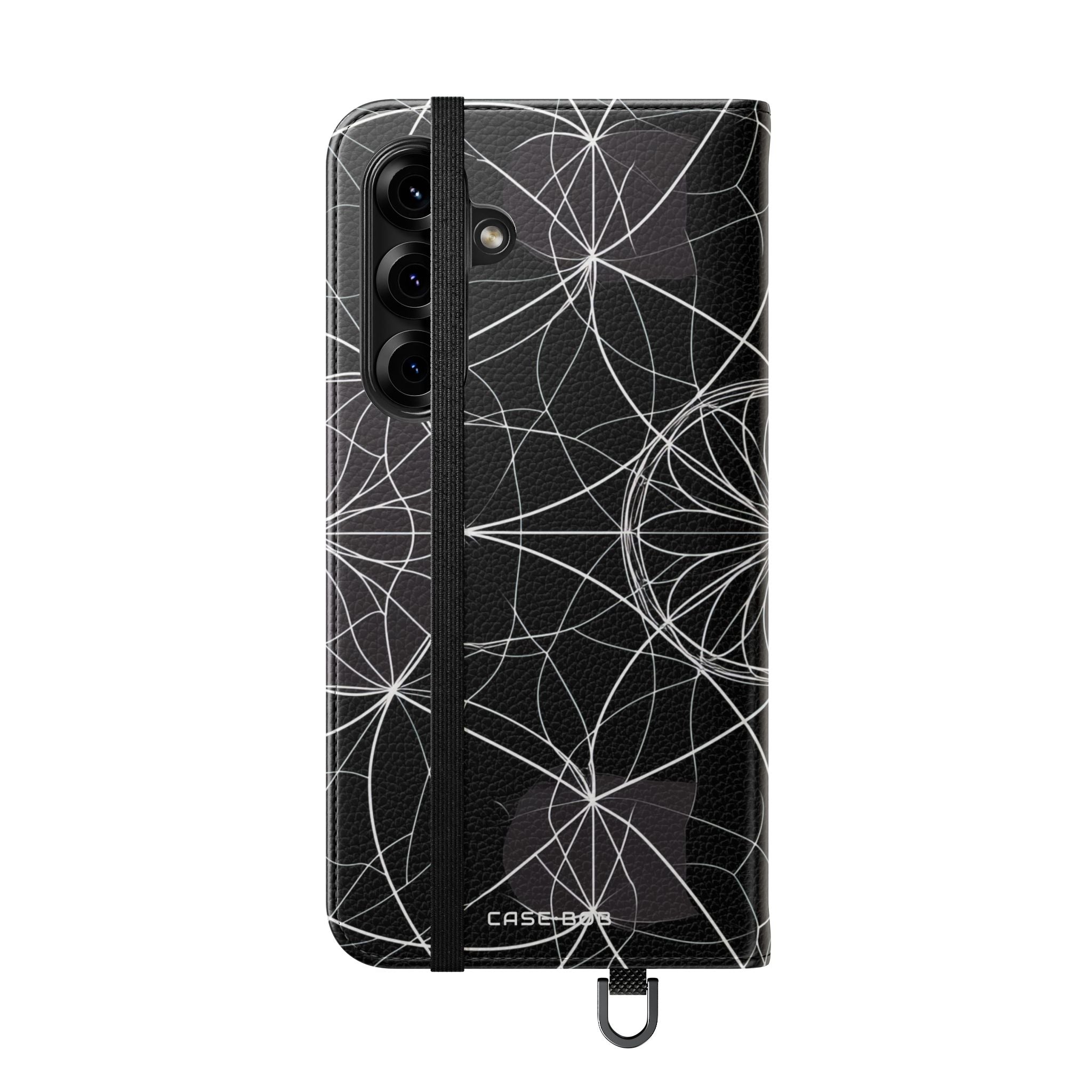 Valkoinen Mandala Radiance - Samsung S25+ Case - Lompakko