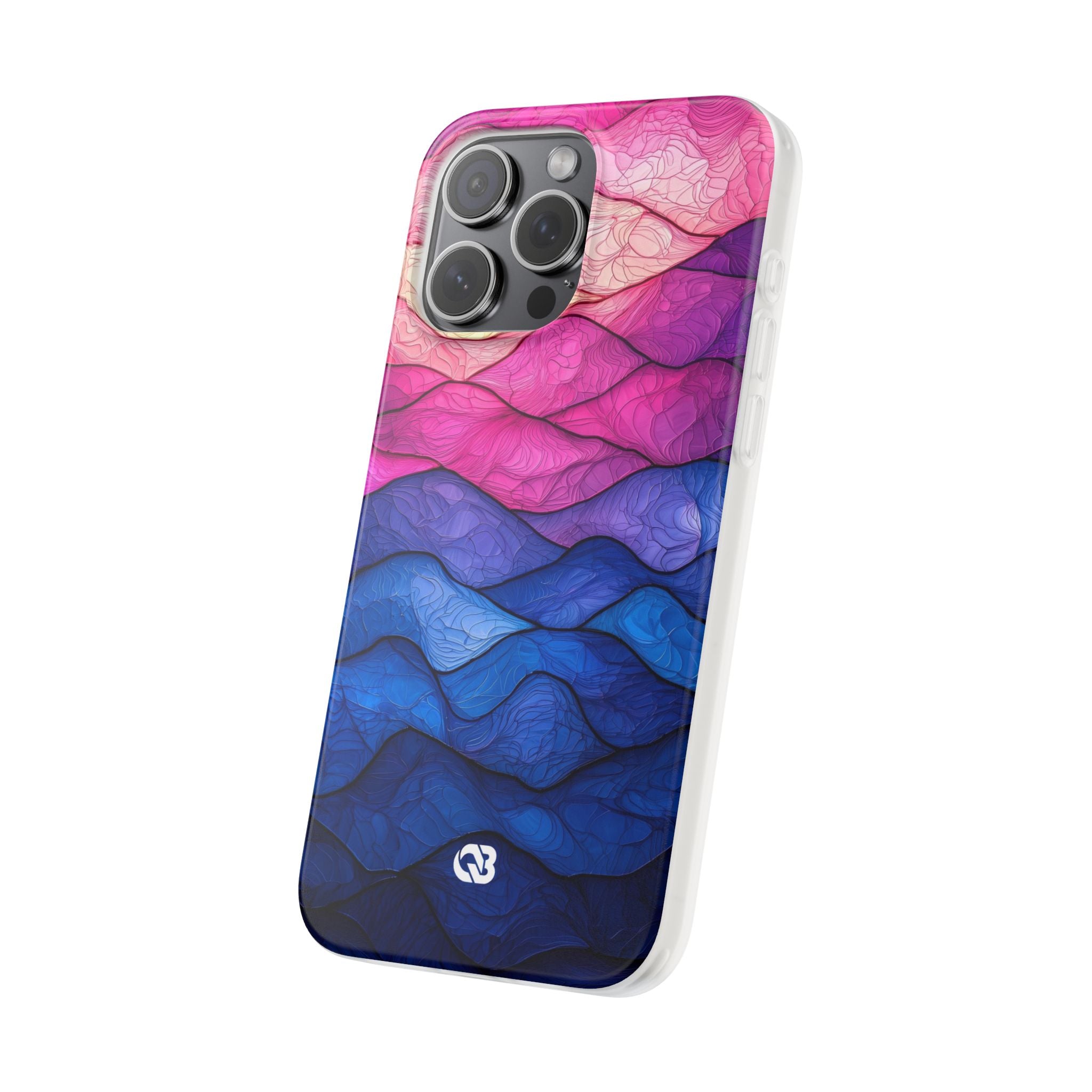 Electric Ridge Flow · Soft Phone Case for iPhone
