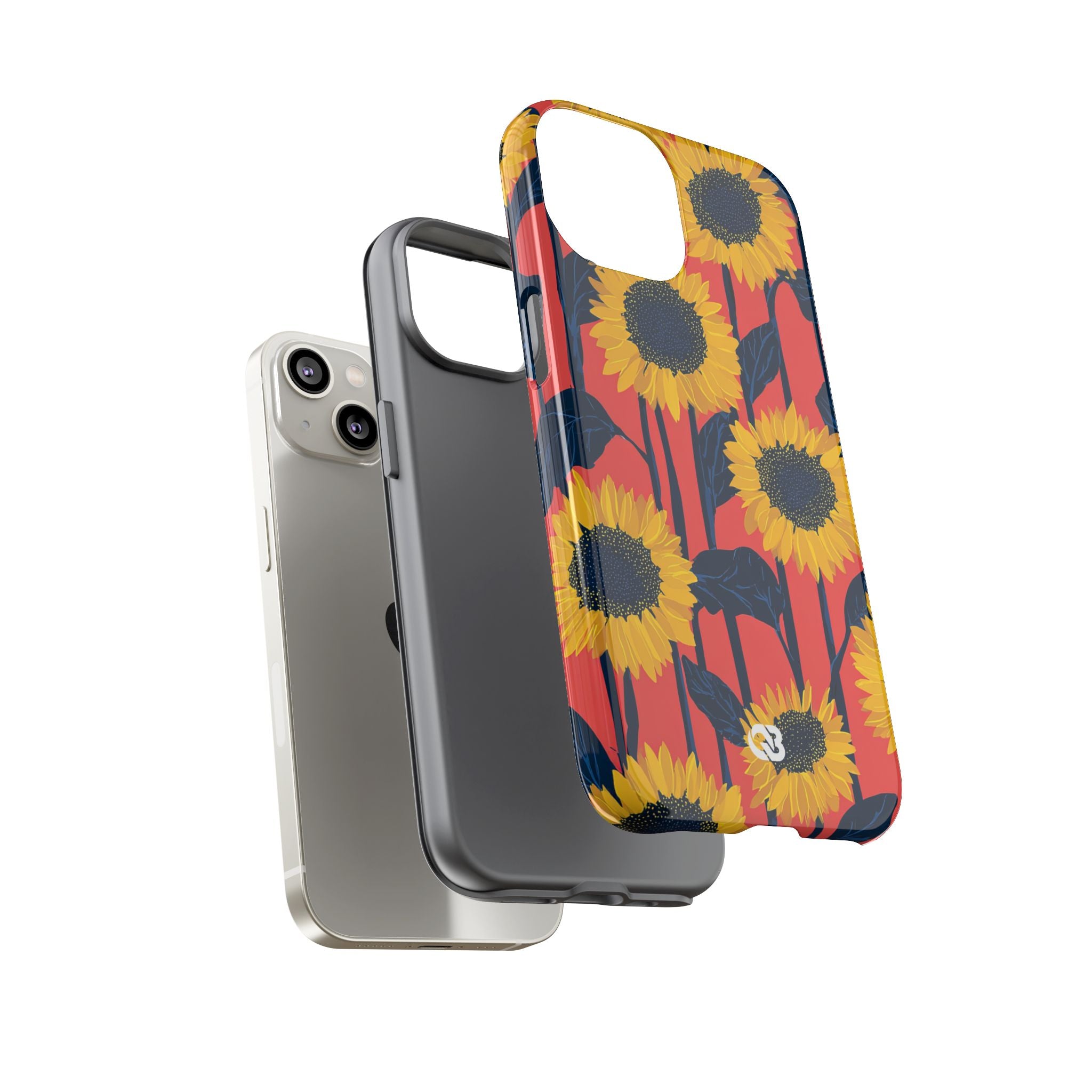 Solar Navy Bloom · Tough Phone Case for iPhone