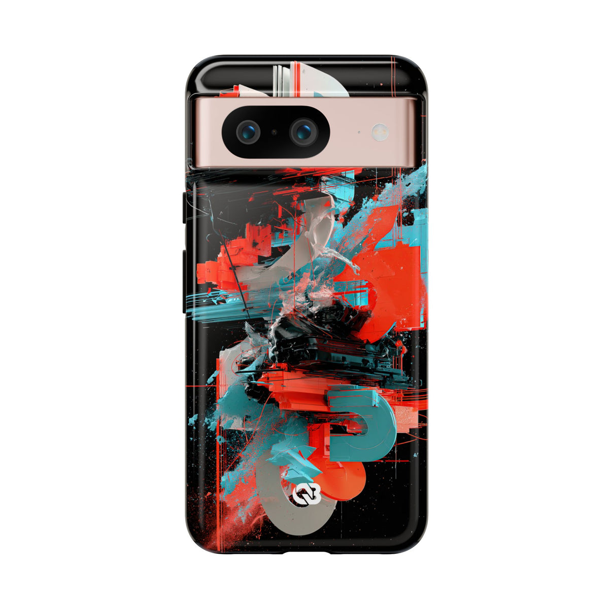 Fragmented Cyber Core · Tough Phone Case for Pixel · Black