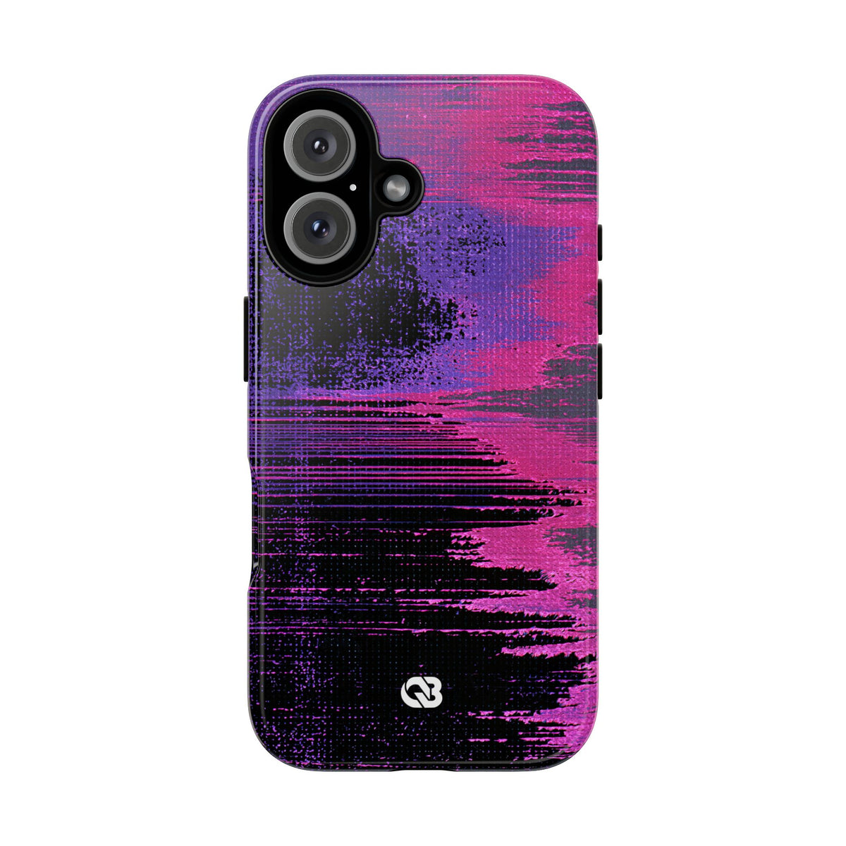 Neon Signal Shift · Tough Phone Case for iPhone · Purple