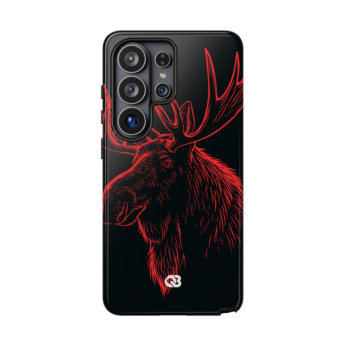Nordic Elk · Tough Phone Case for Samsung · Black