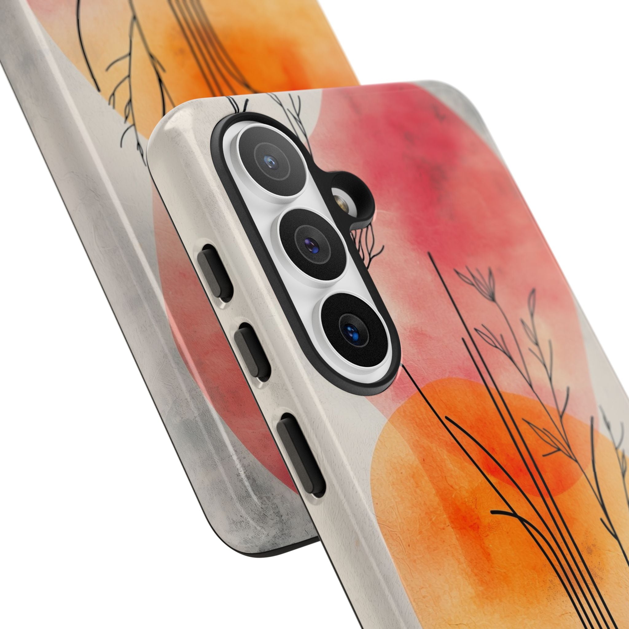 Crimson Bloom Lineage · Tough Phone Case for Samsung