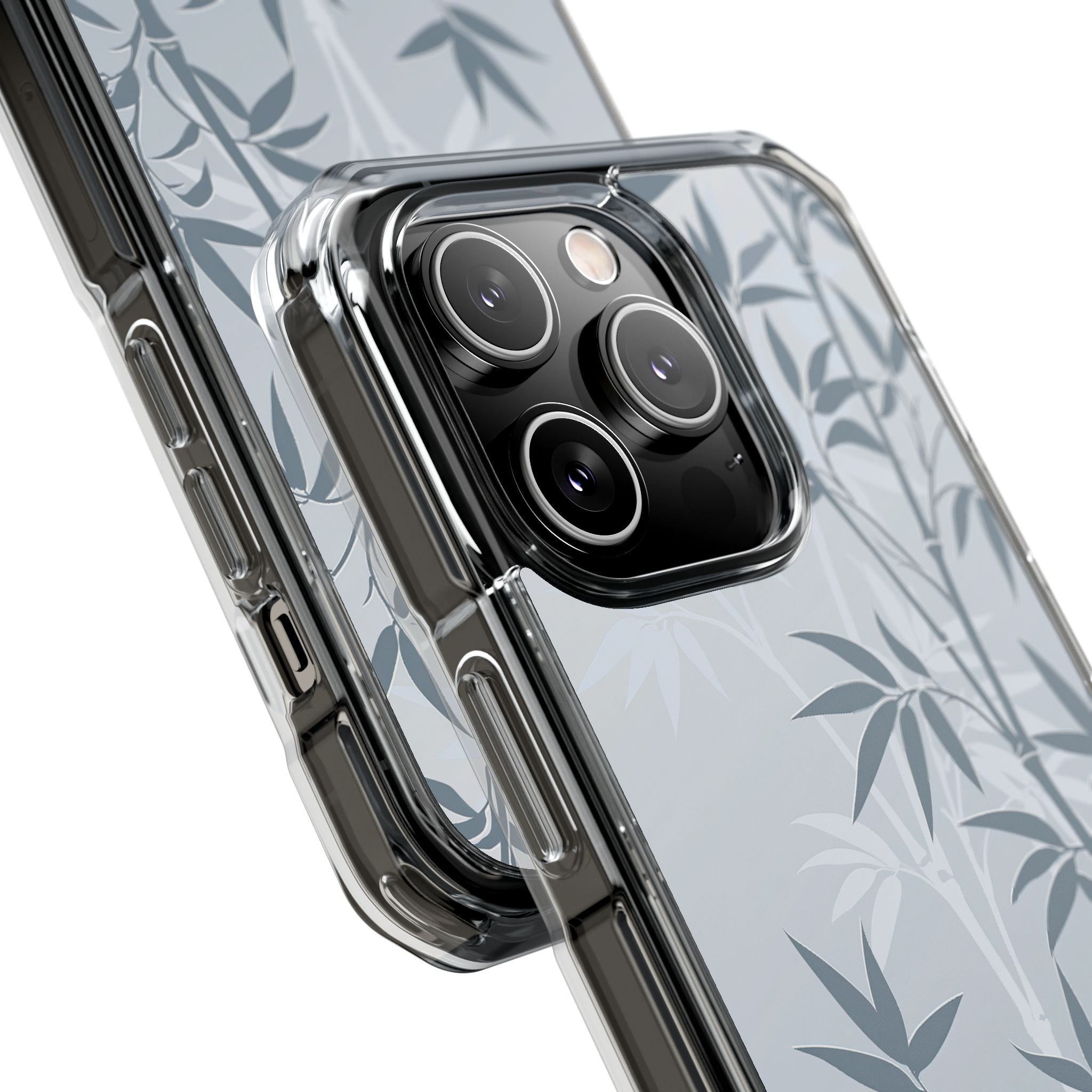 Blue Impact MagSafe Phone Case for iPhone - Slate Bamboo Shadow