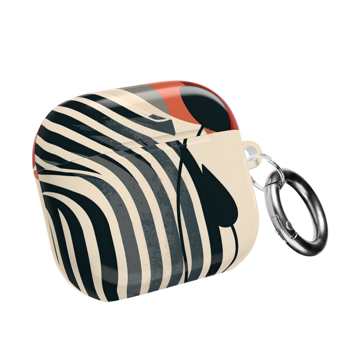 Modernist Poppy · Hard Case for AirPods & AirPods Pro · Beige