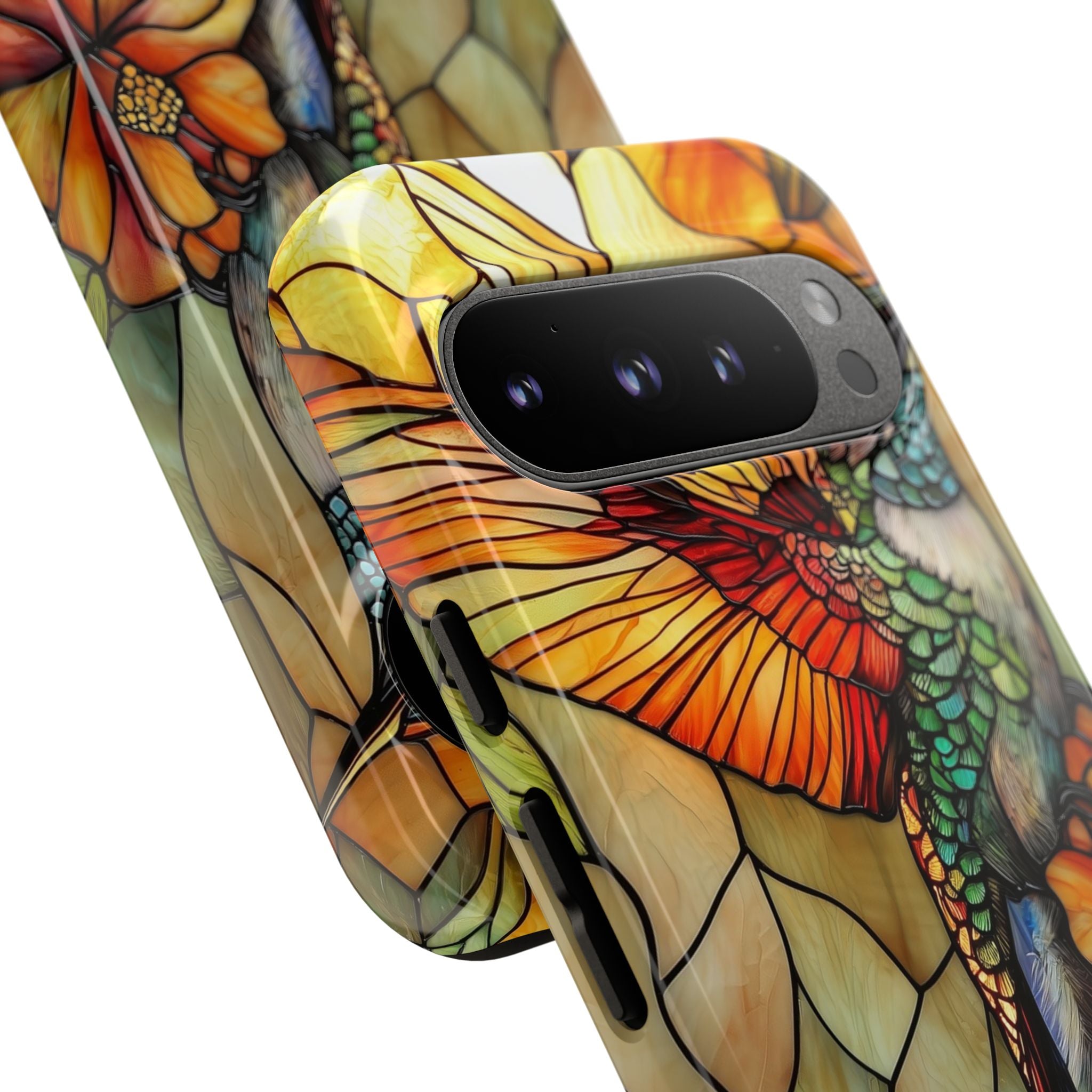 Amber Glass Hummingbird · Tough Phone Case for Google Pixel