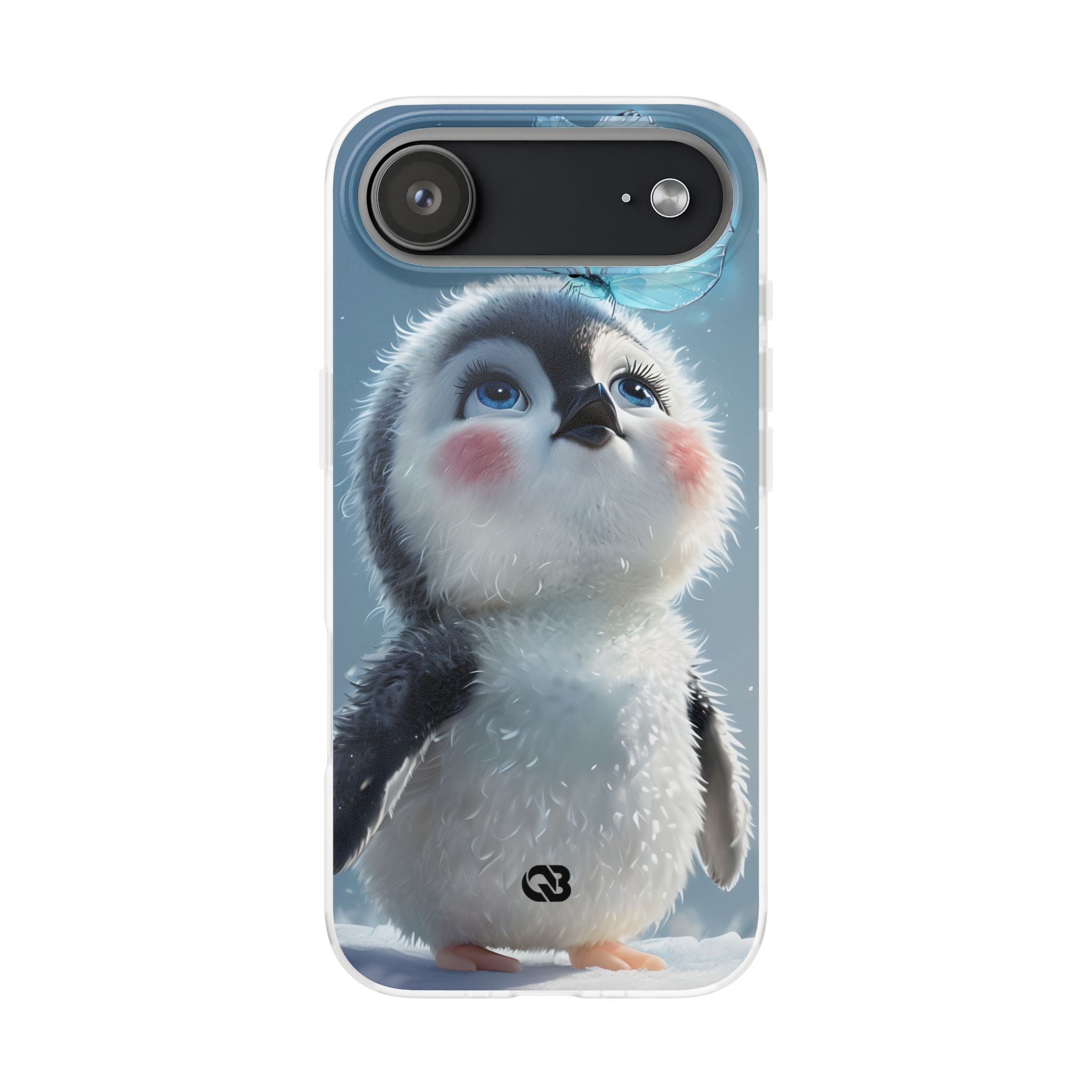 Frosty Penguin Glow · Soft Coque de téléphone pour iPhone