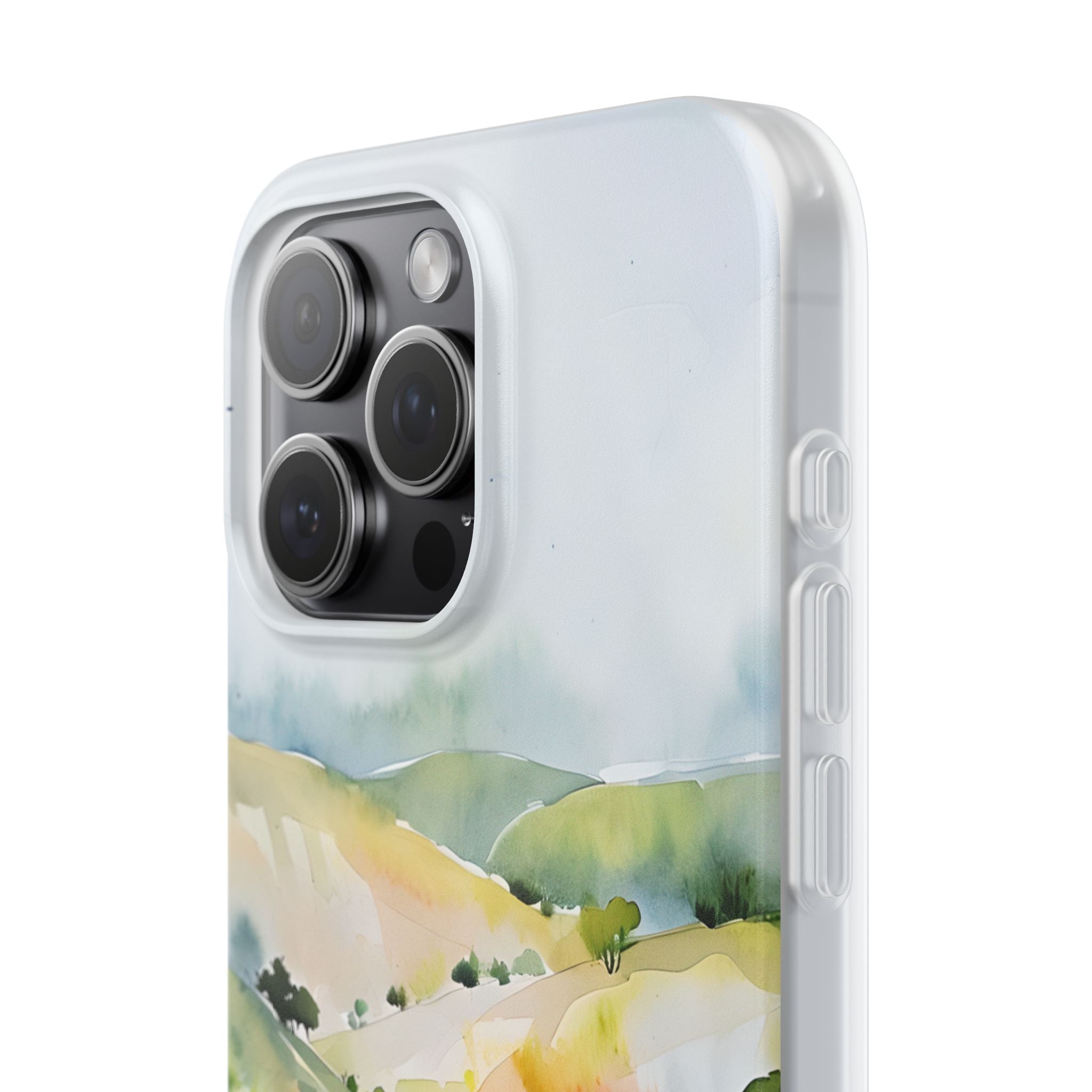 Verdant Mist Valleys · Soft Phone Case for iPhone