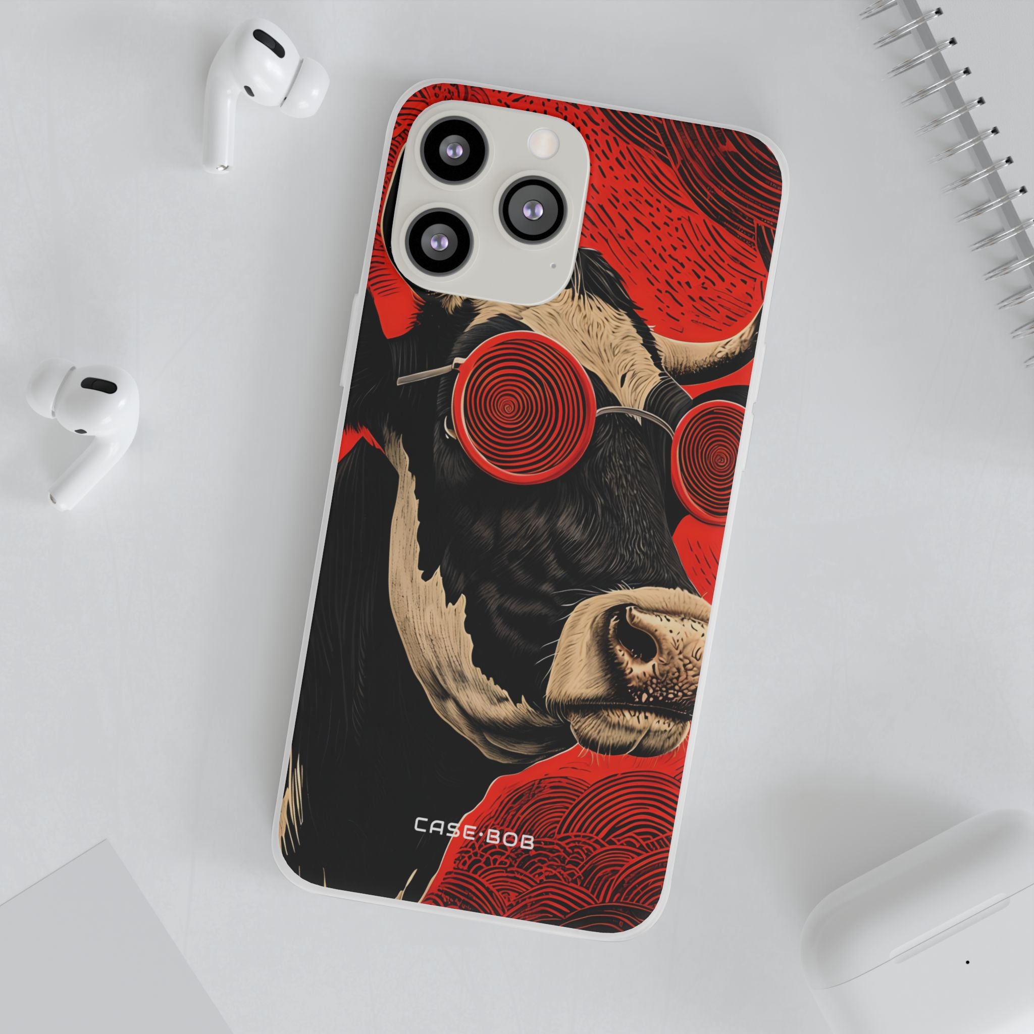 Hypnotic Cow iPhone 13 Pro Max - Soft