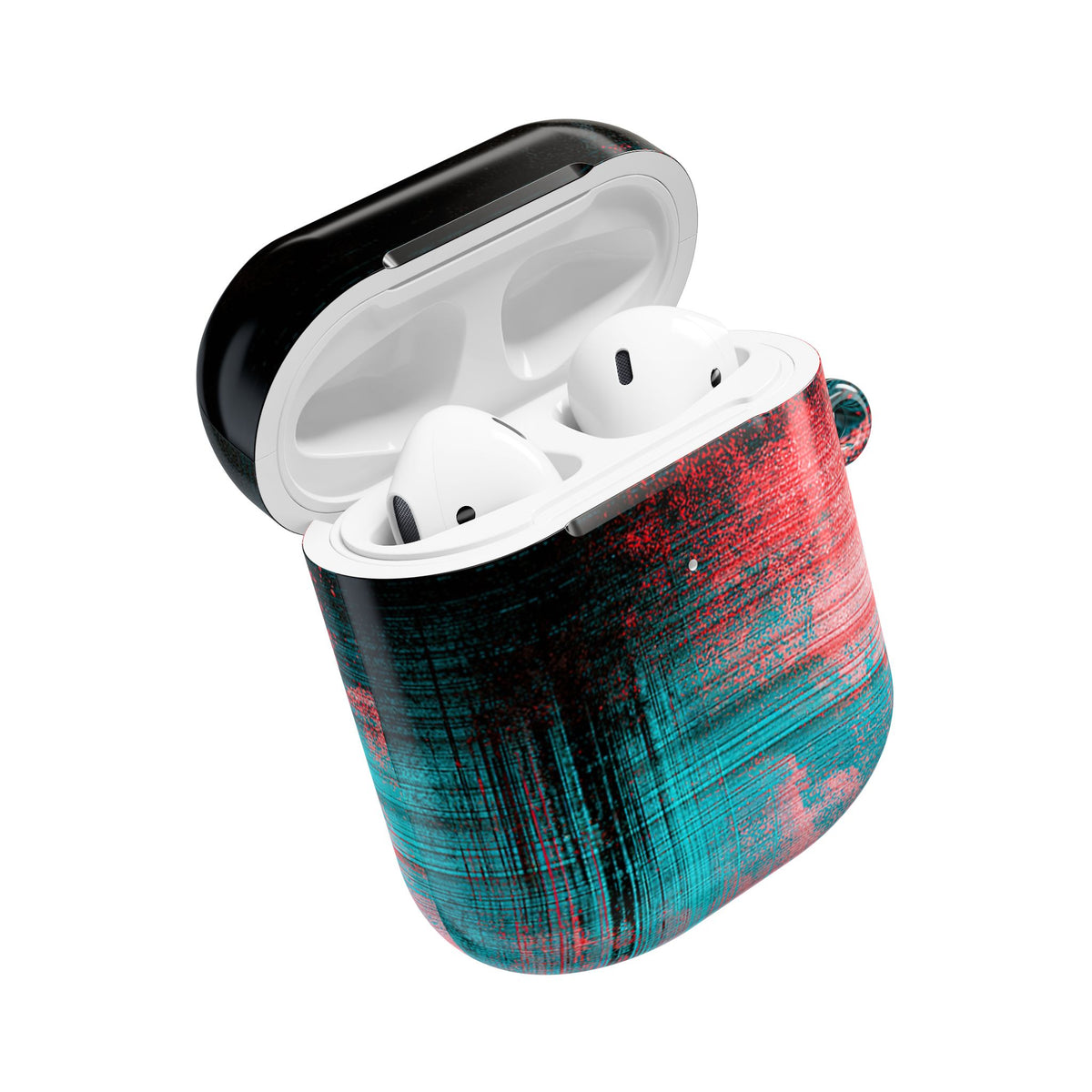 Digital Signal Drift · Hard Case for AirPods & AirPods Pro · Black