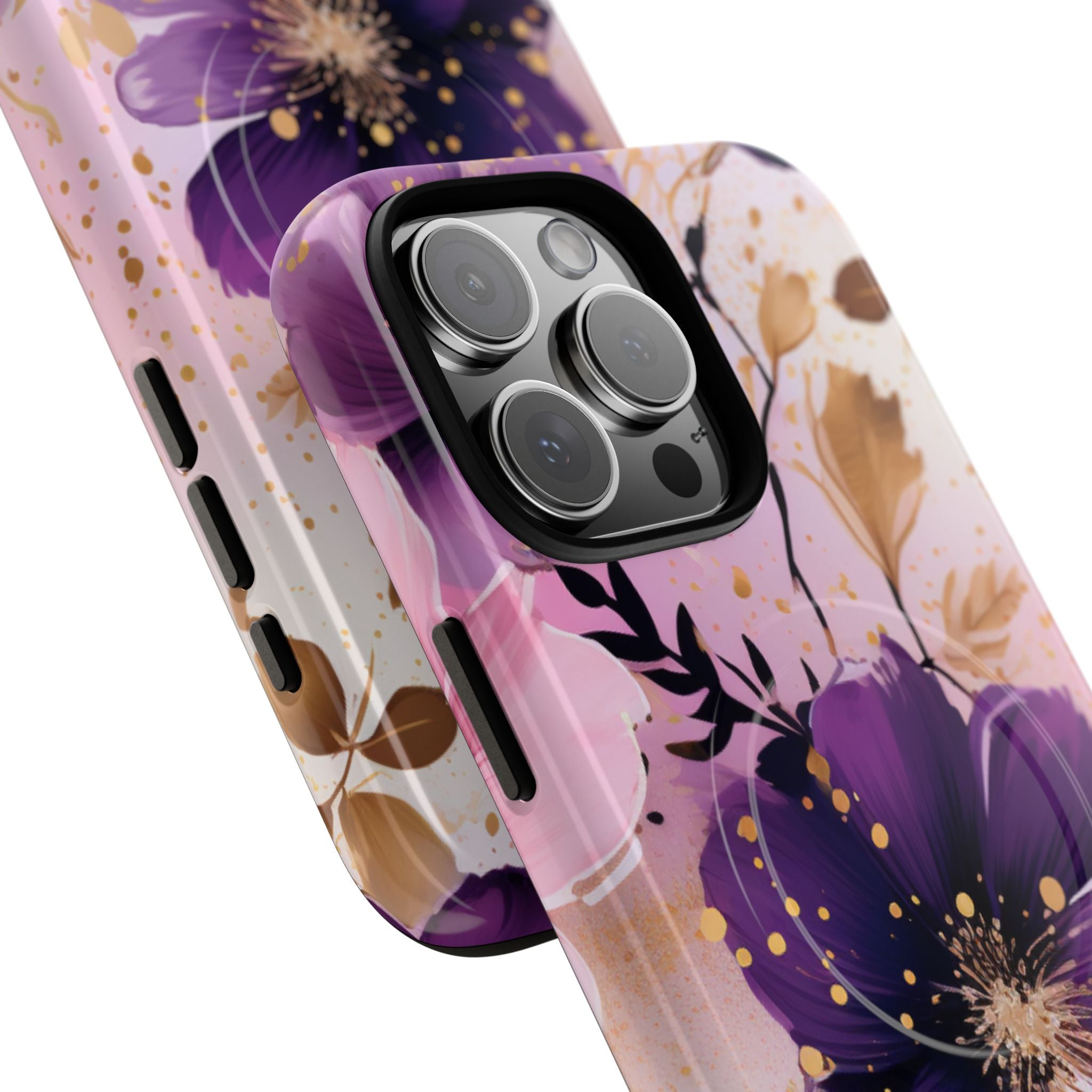 Gilded Violet Bloom · Tough+ Phone Case for iPhone · Magsafe