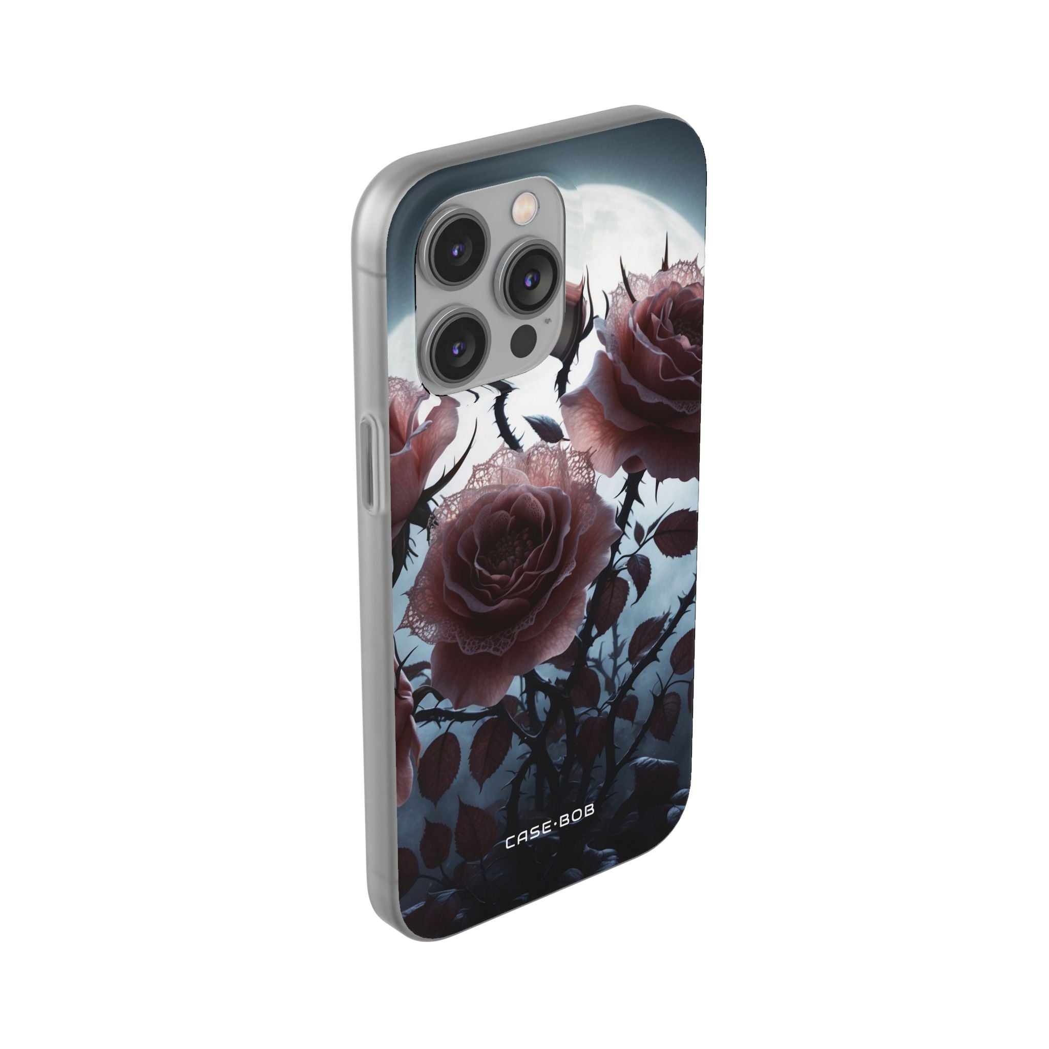 Luminous Rose Thorns iPhone 14 Pro Max Case - Soft