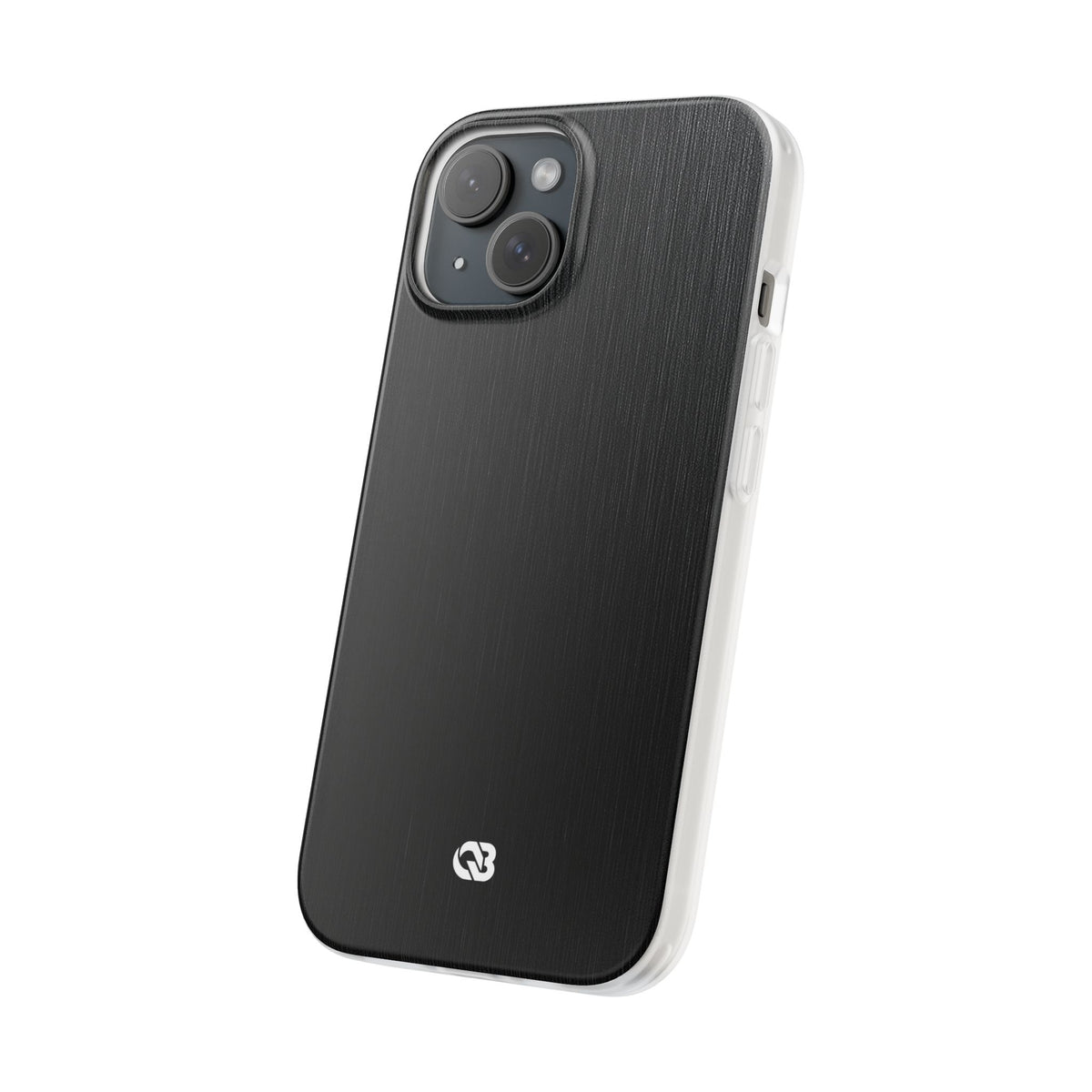 Black Lite Phone Case for iPhone - Brushed Obsidian Slate