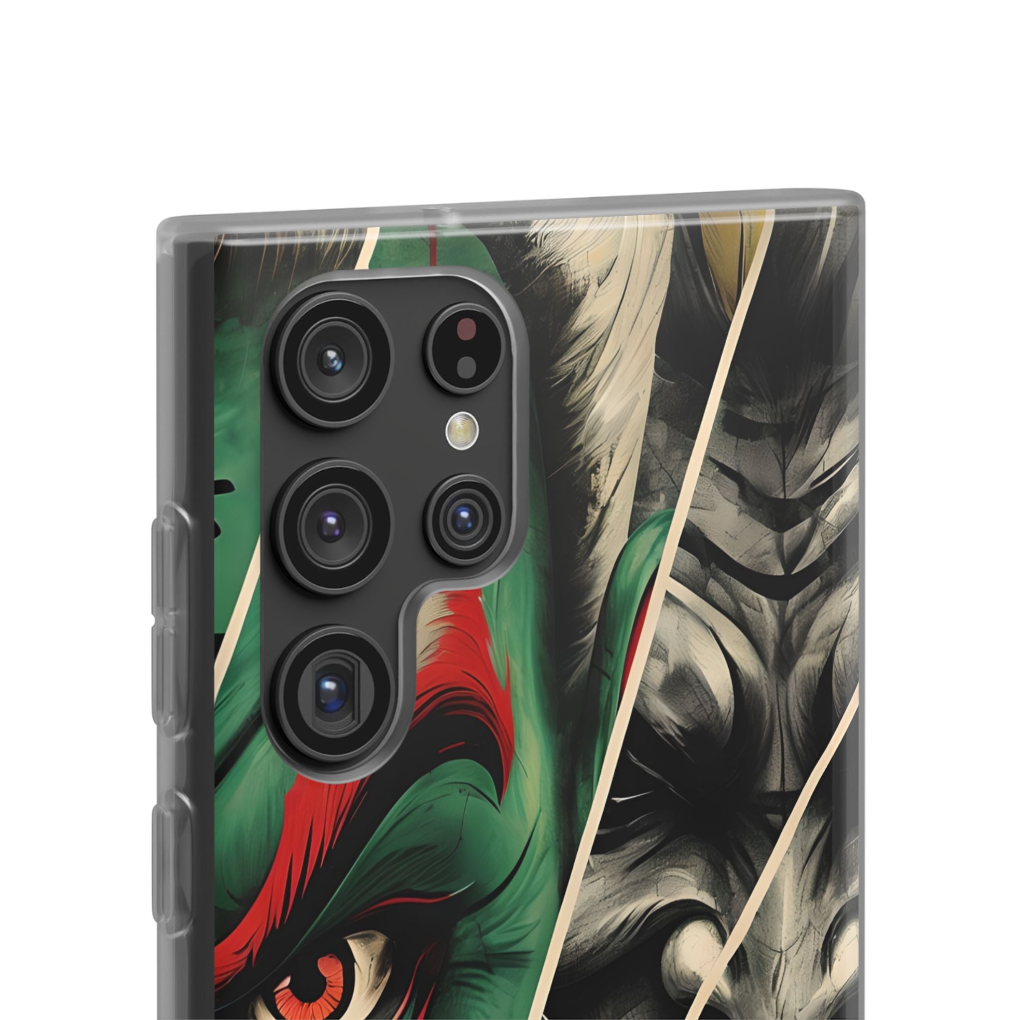 Emerald Oni Grin · Soft Handyhülle für Samsung