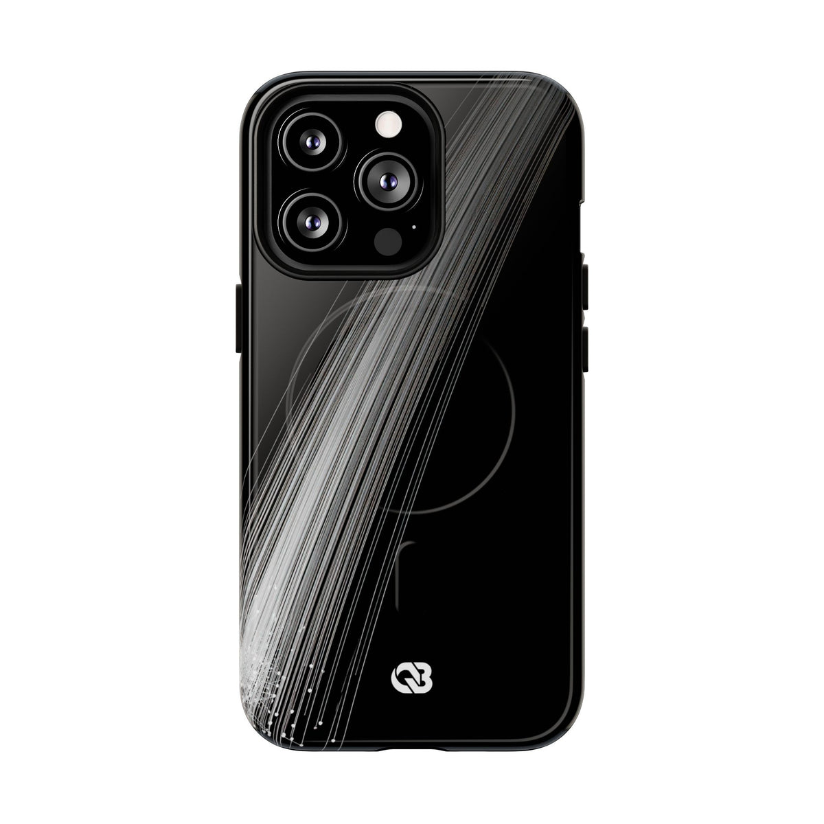 Kinetic Ray Convergence · Tough 2.0 Magnetic Phone Case for iPhone · Black