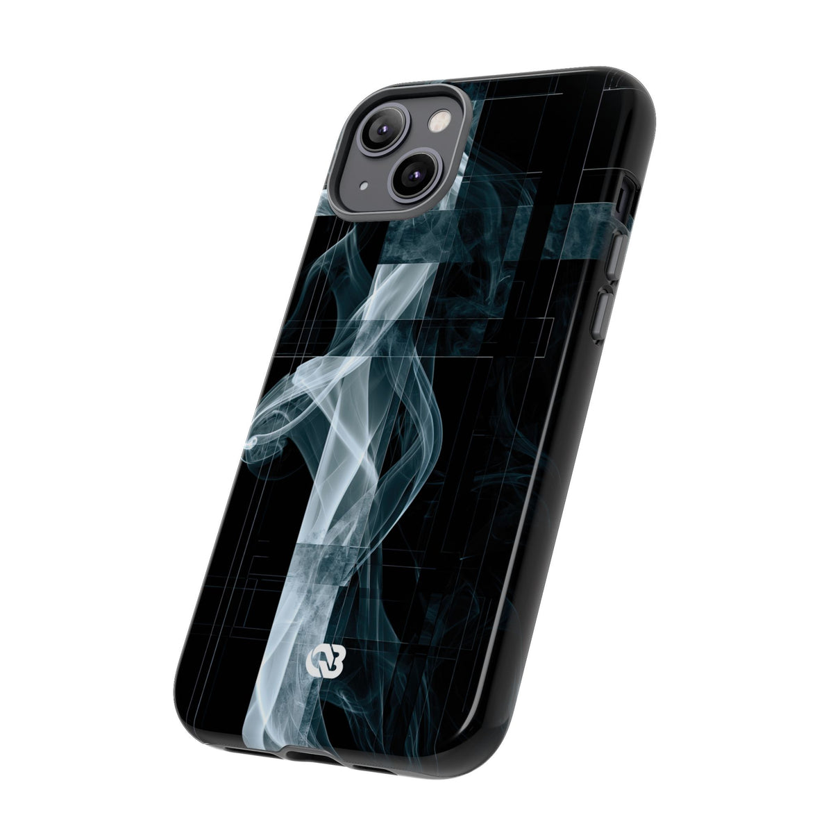 Fractured Smoke · Tough Phone Case for iPhone · Black