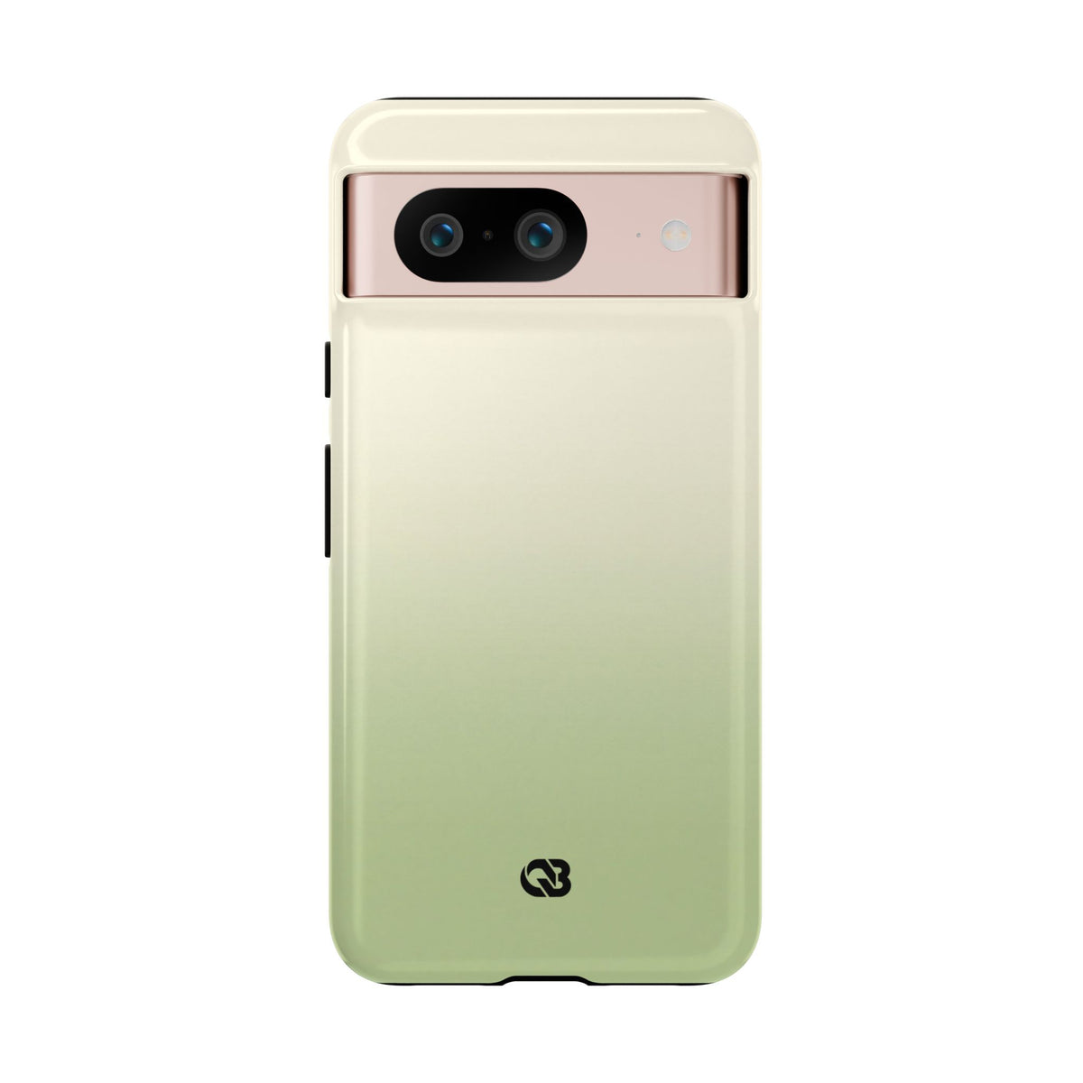 Green Tough Phone Case for Google Pixel - Bone Sage Fade
