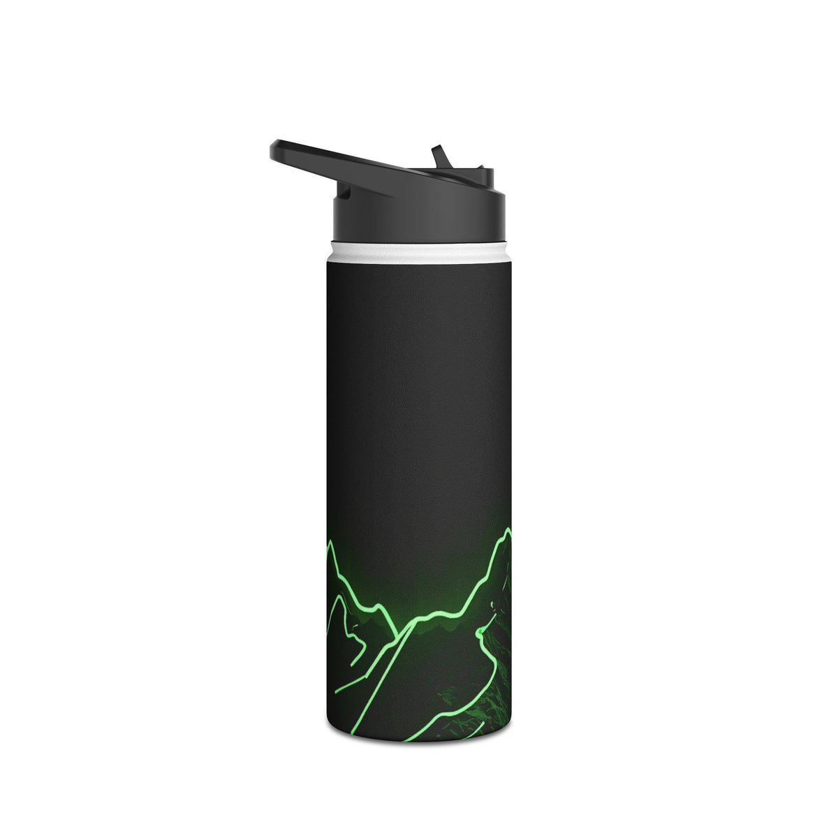 Nordic Mountain Contour · Insulated Water Bottle · Black