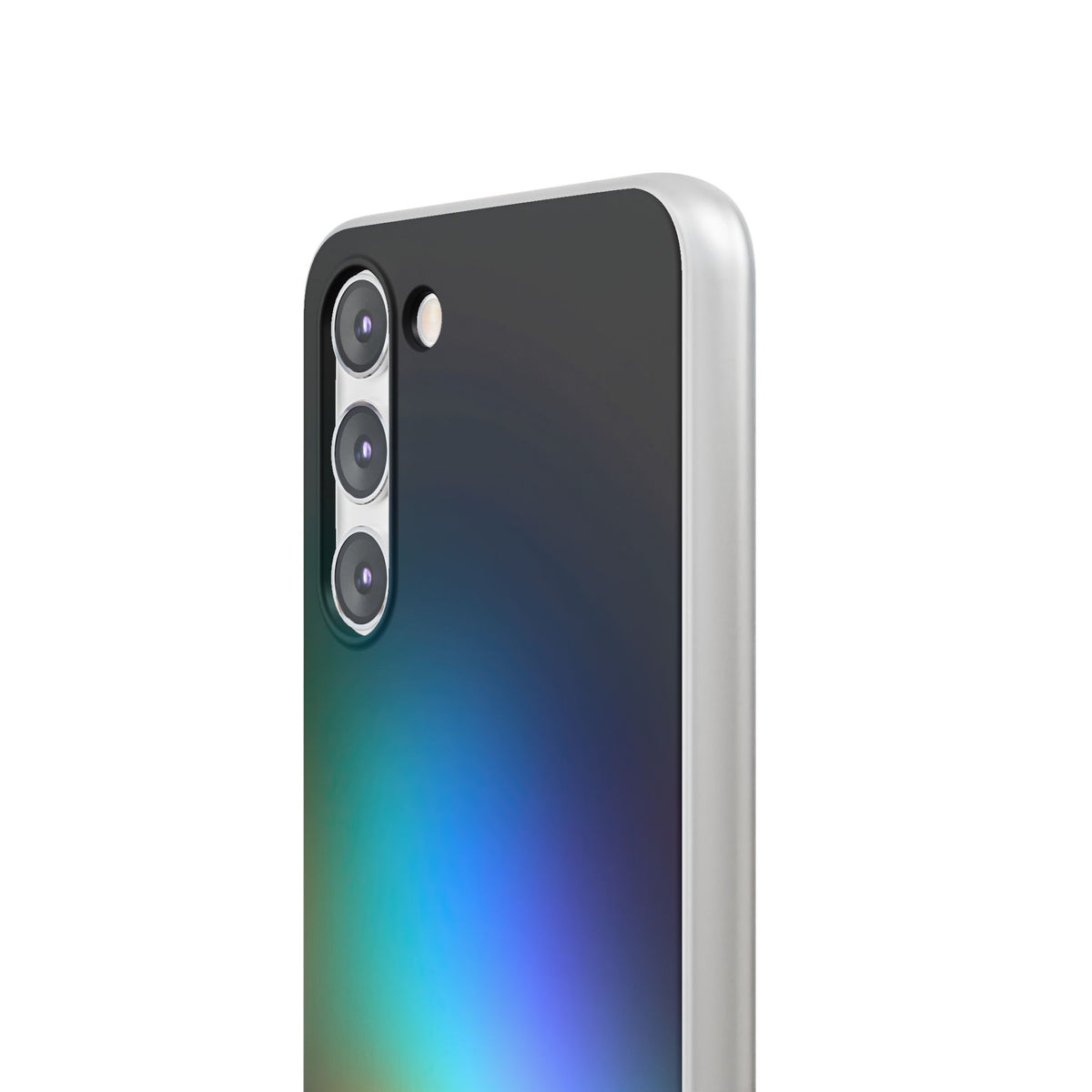 Black Lite Phone Case for Samsung - Electric Prism Grain