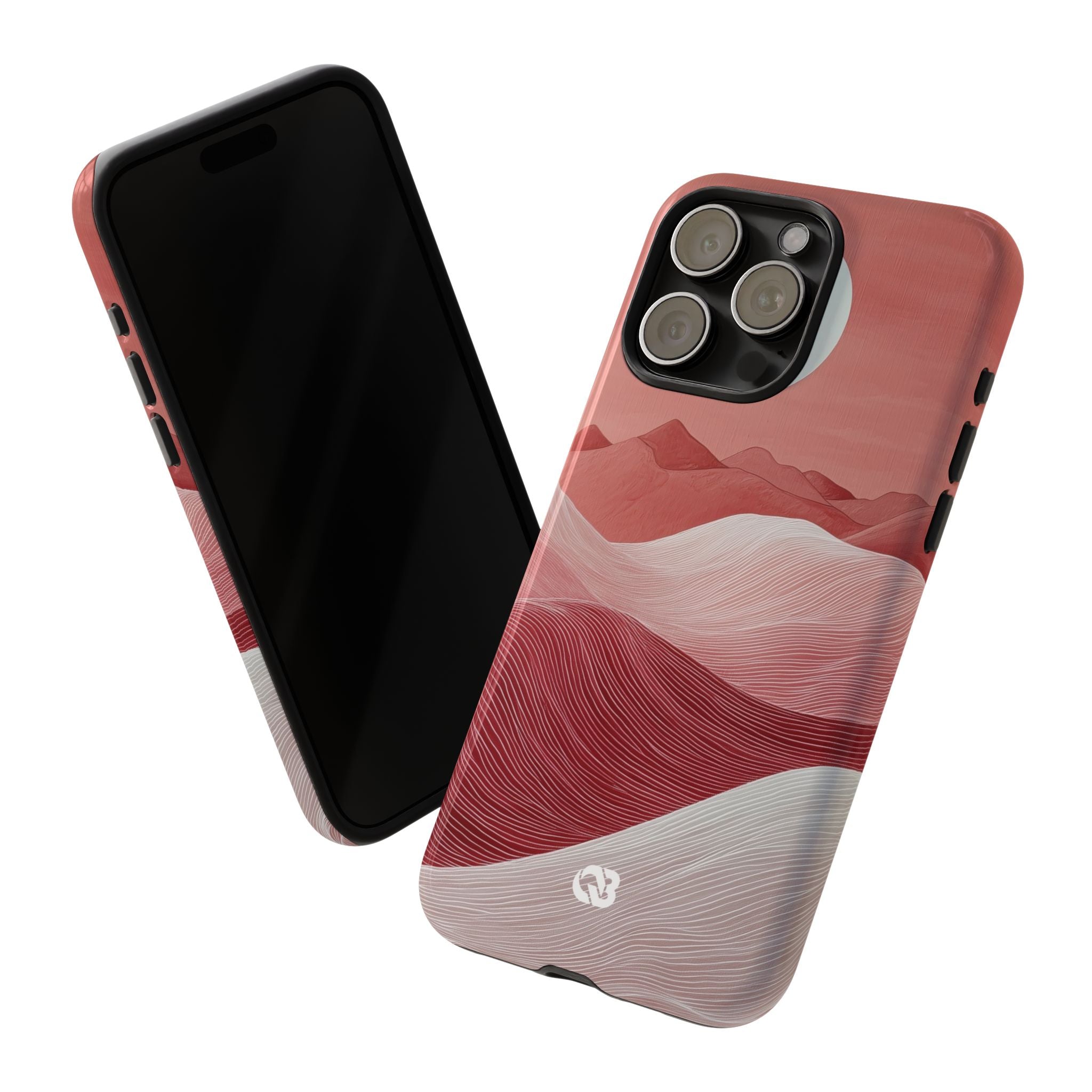 Crimson Dune Horizon · Tough Phone Case for iPhone