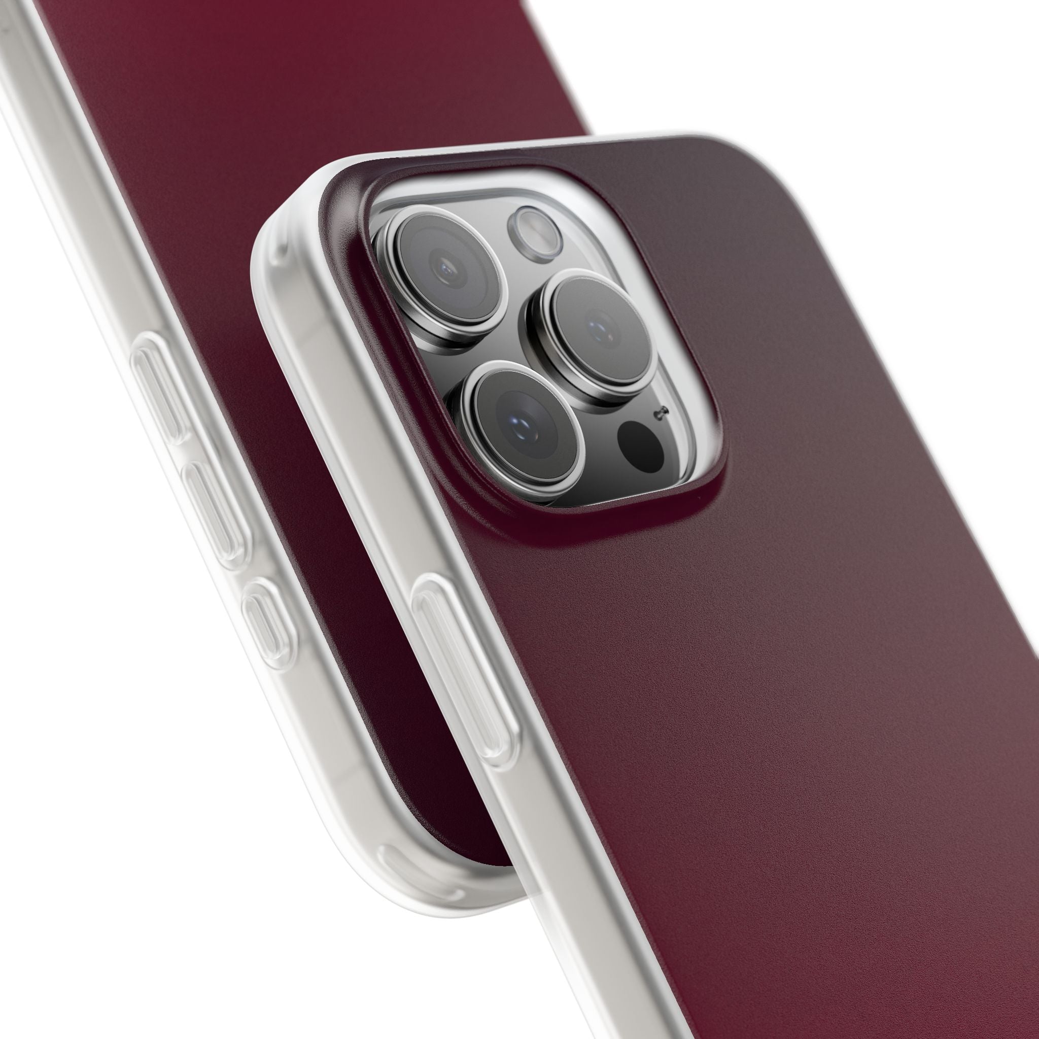 Red Lite Phone Case for iPhone - Deep Sangria Gradient