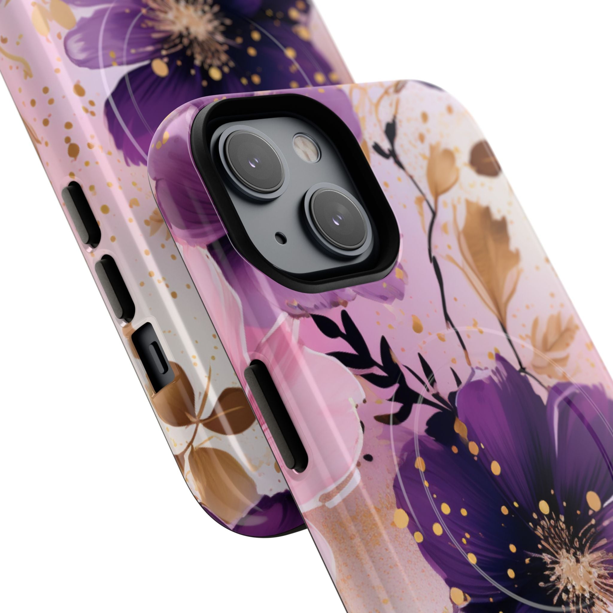 Gilded Violet Bloom · Tough+ Phone Case for iPhone · Magsafe