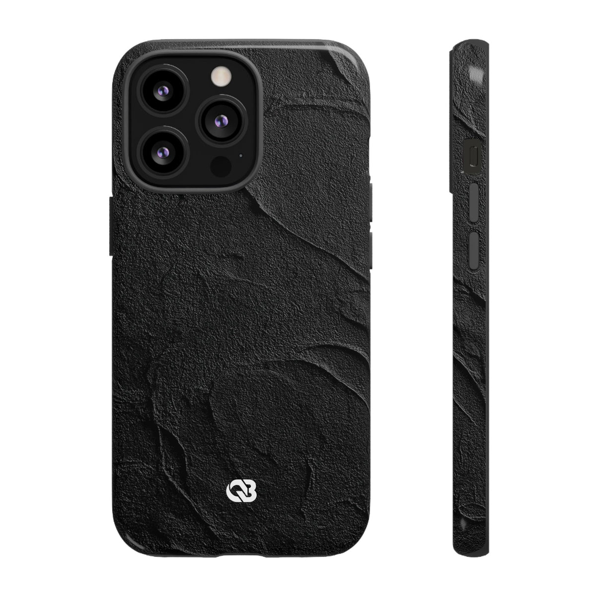 Obsidian Stucco Relief · Tough Phone Case for iPhone · Black