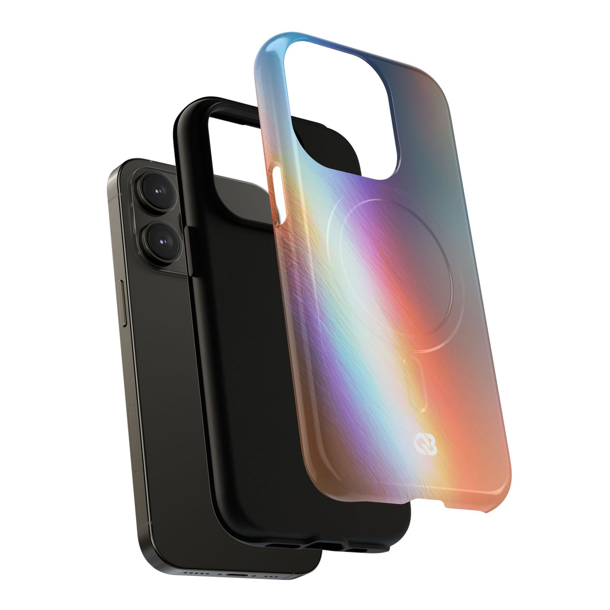 Prismatic Ray · Tough 2.0 Magnetic Phone Case for iPhone · Blue