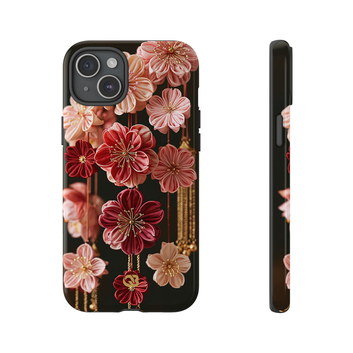 Silk Blossom Kanzashi · Tough Phone Case for iPhone · Pink