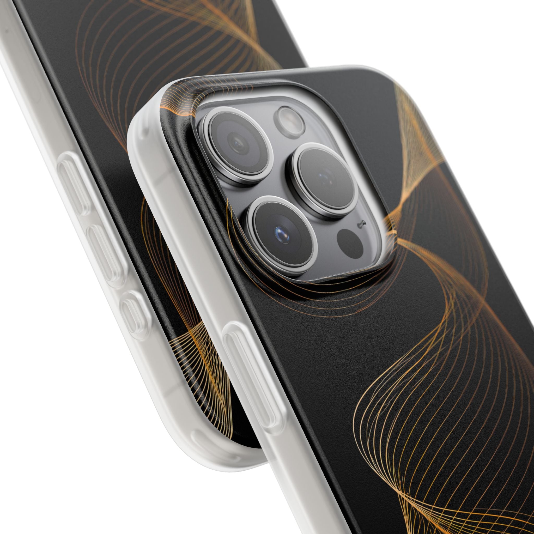Gold Lite Phone Case for iPhone - Burnished Bronze Helix