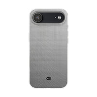 Grey Lite Phone Case for iPhone - Chrome Mesh Warp