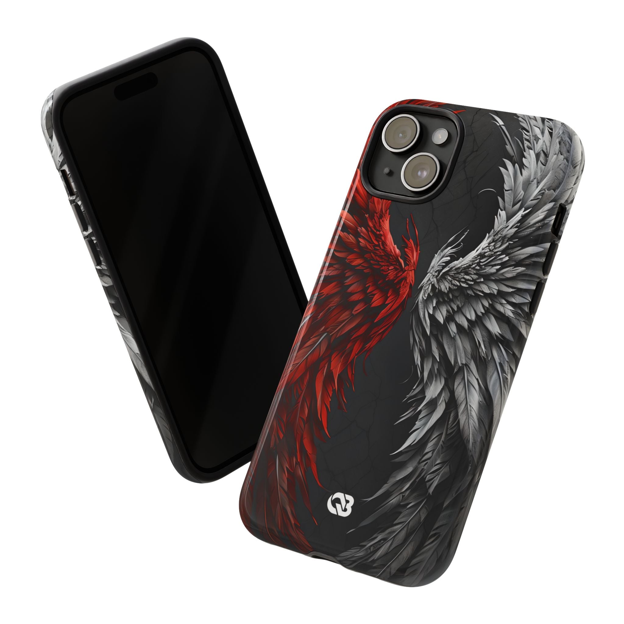 Split Crimson Wing · Tough Phone Case for iPhone