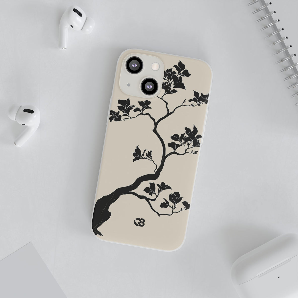 Ebony Magnolia · Lite Phone Case for iPhone · Beige