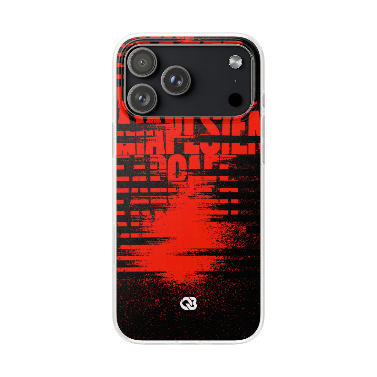 Crimson Redaction · Lite Phone Case for iPhone · Black