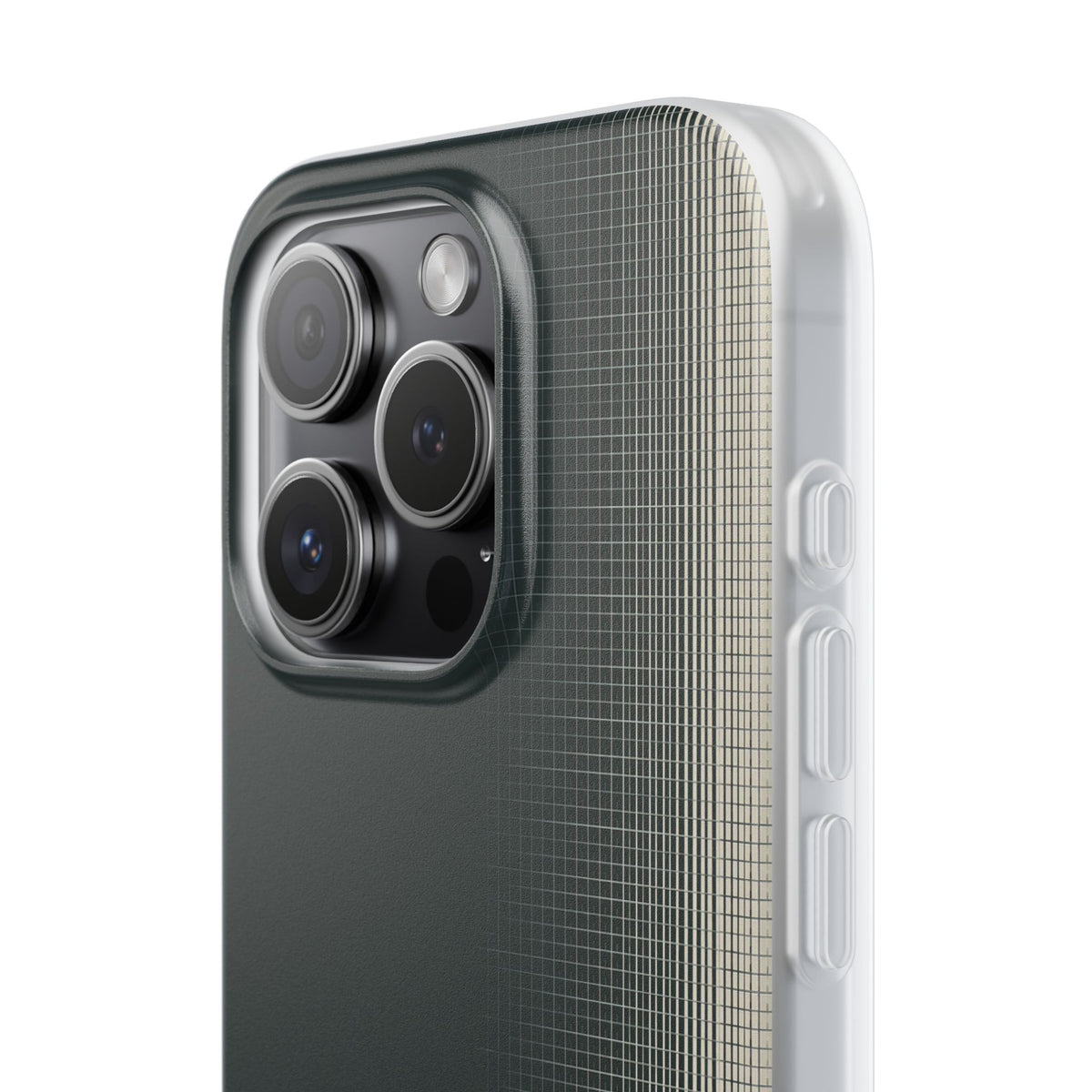 Grey Lite Phone Case for iPhone - Charcoal Tech Grid