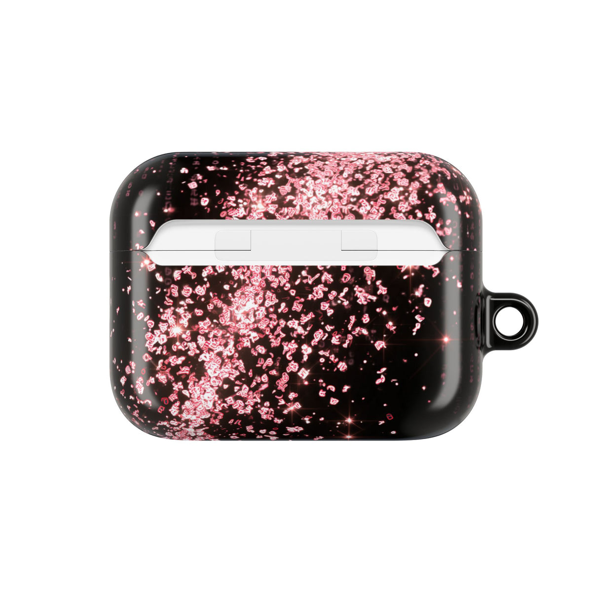 Rose Digital Cascade · Hard Case for AirPods & AirPods Pro · Pink