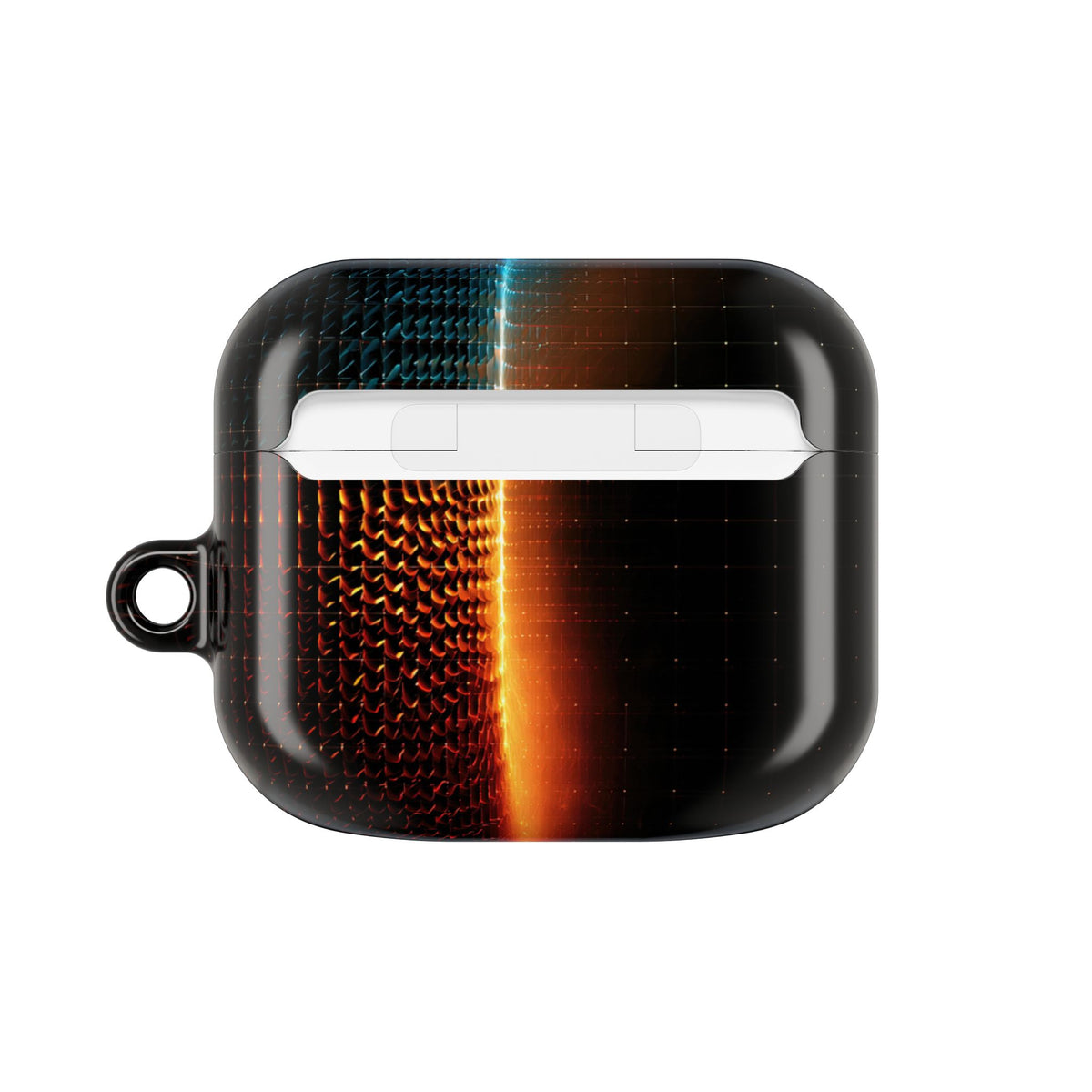 Luminous Refraction Grid · Hard Case for AirPods & AirPods Pro · Black